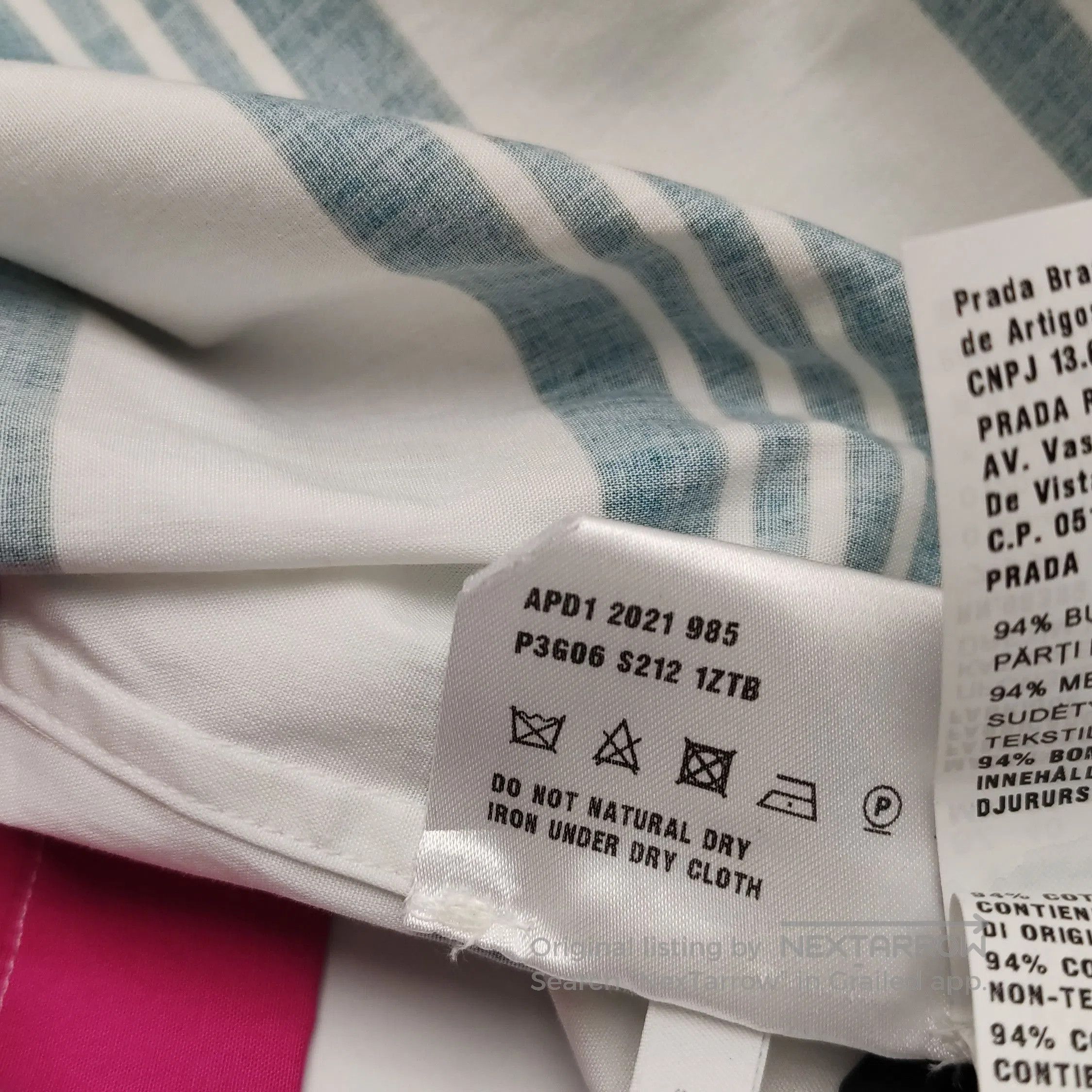 Prada Prada Colorful Striped Logo Polo Dress . Size M / US 6-8 / IT 42-44 - 9 Thumbnail