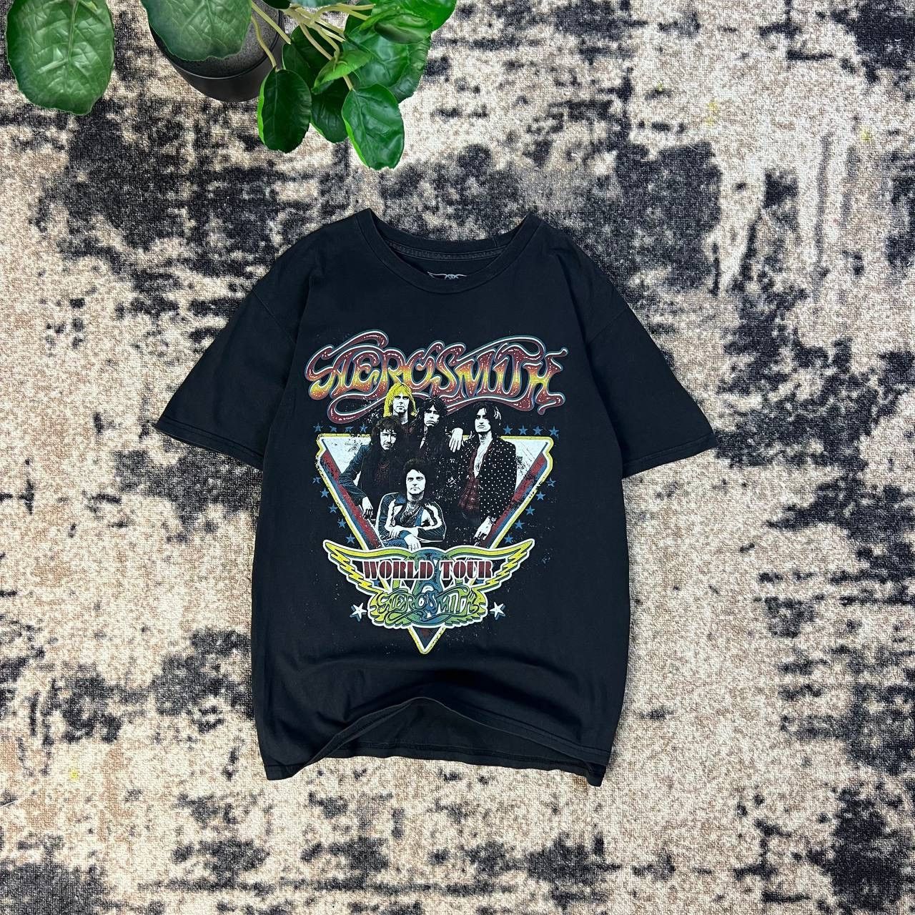 Aerosmith Aerosmith Vintage Y2K Big Logo Rock Band T-Shirt 1TS65 Size US M / EU 48-50 / 2 - 1 Thumbnail