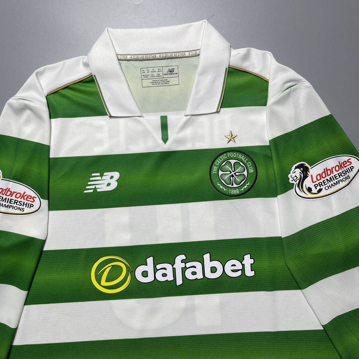 New Balance CELTIC NEW BALANCE 2016/2017 SOCCER HOME JERSEY #10 DEMBELE Size US XL / EU 56 / 4 - 4 Thumbnail