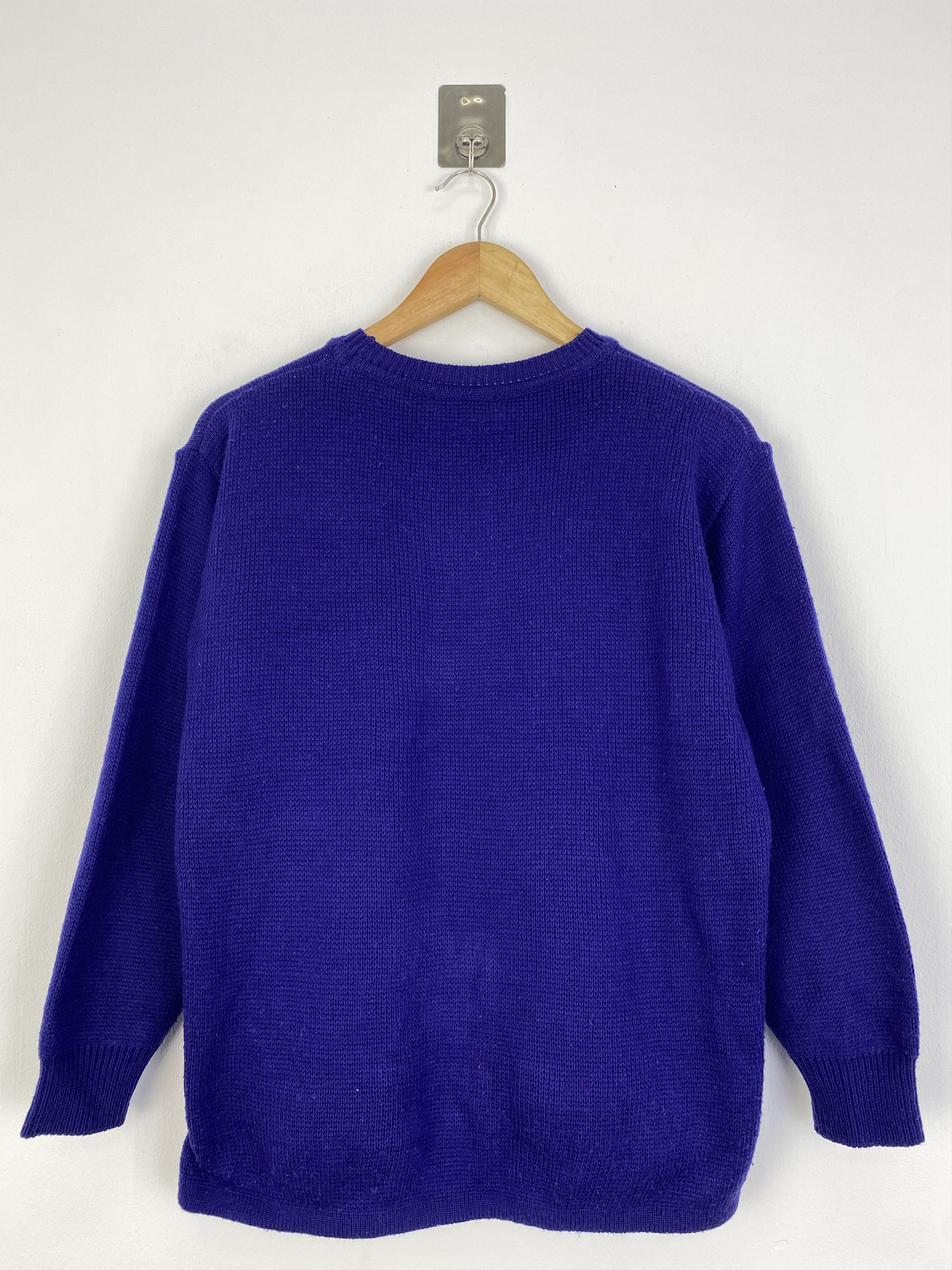 Japanese Brand × Native × Vintage Vintage Japanese Brand Striped Knit Sweatshirt SH0012 Size US M / EU 48-50 / 2 - 3 Thumbnail