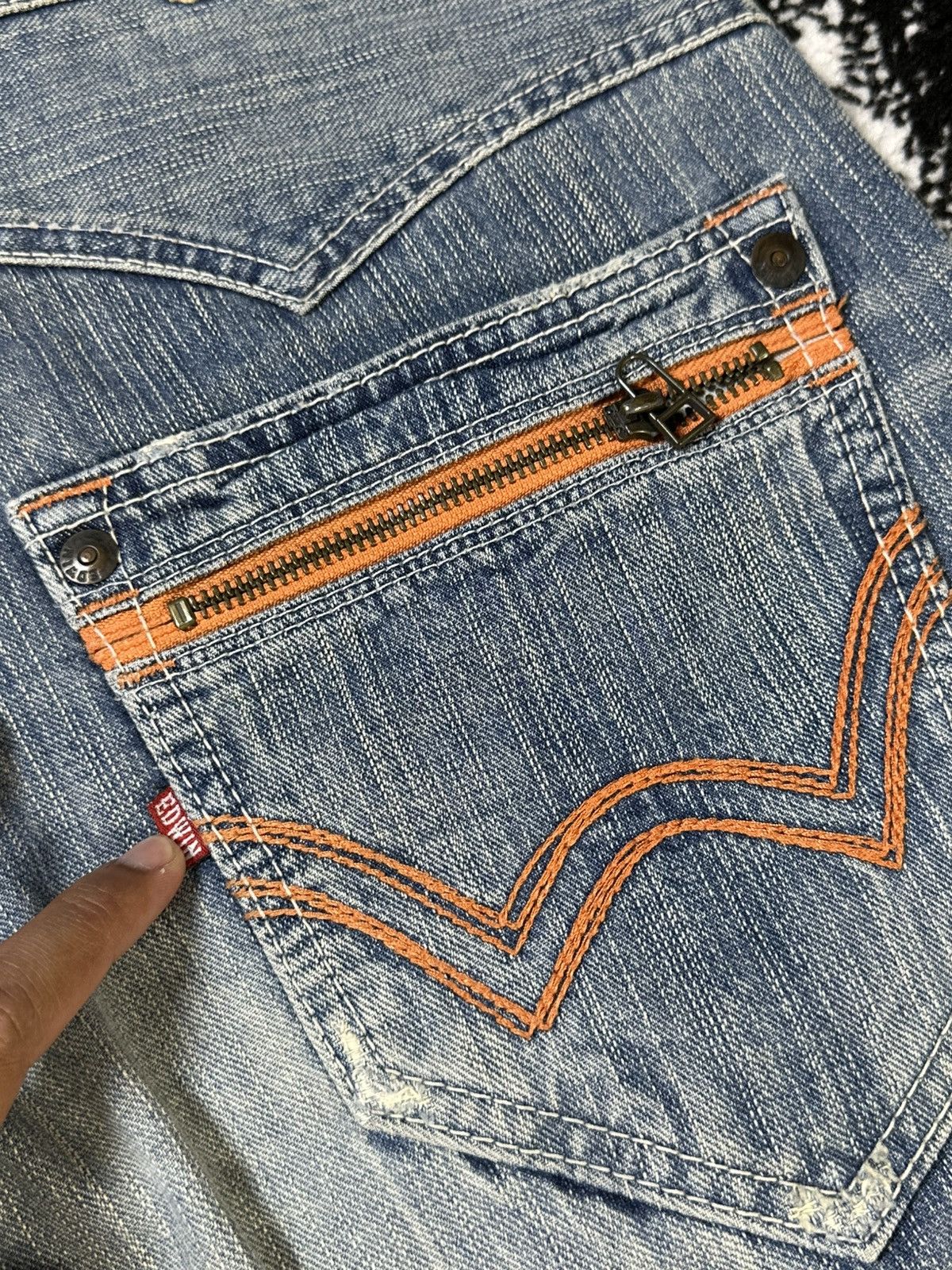 Kapital 2000s Edwin XV Ocean Wash Denim Size US 32 / EU 48 - 12 Thumbnail