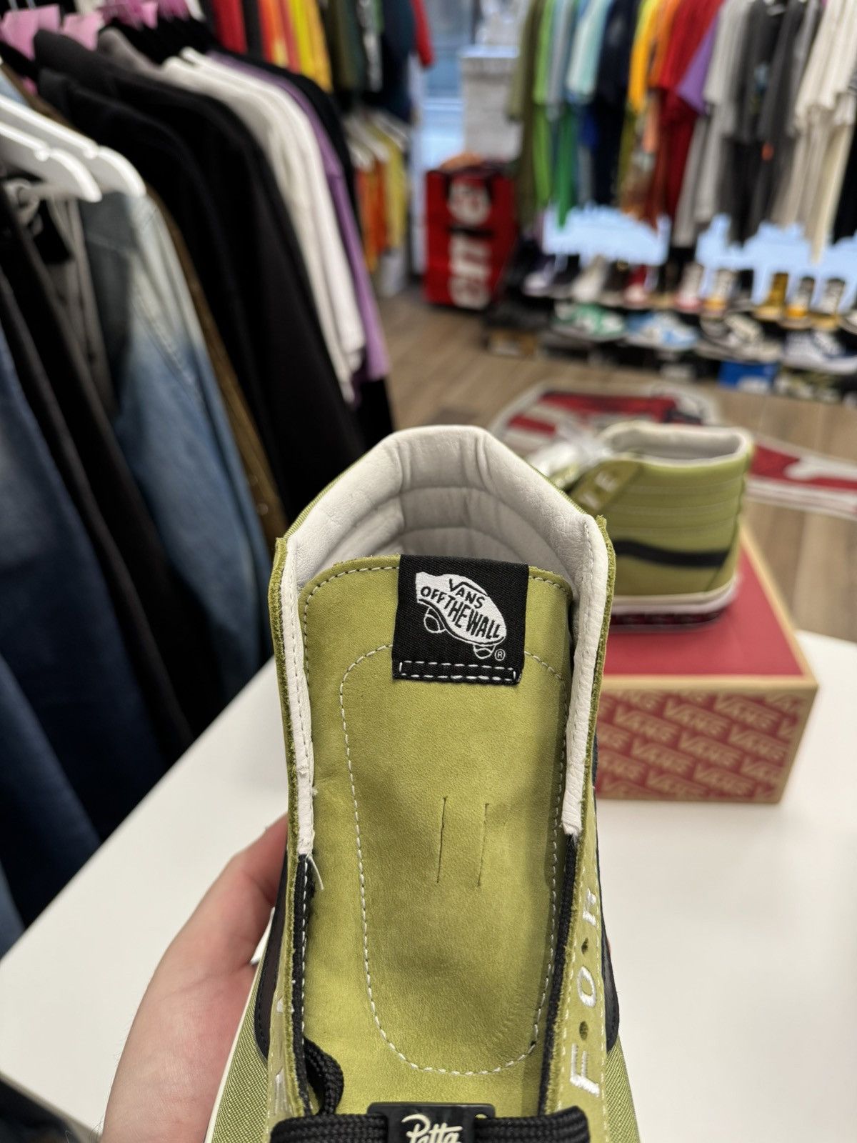 Patta × Vans Vans x patta hi olive 42,5 Size US 9.5 / EU 42-43 - 6 Thumbnail