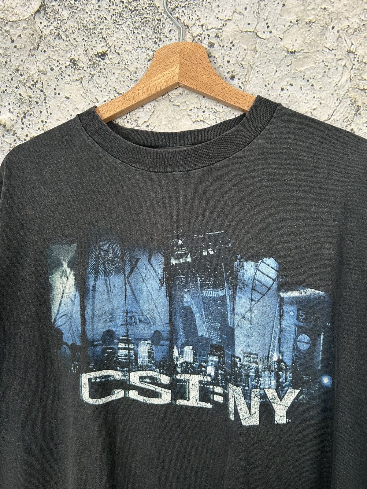 Vintage Vintage CSI NY Movie Graphic Tee USA Streetwear Hype Size US L / EU 52-54 / 3 - 3 Thumbnail