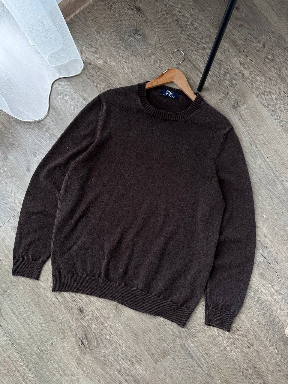 Fedeli × Vintage Vintage Fedeli Cashmere Garment-Dyed Sweater Size US M / EU 48-50 / 2 - 5 Thumbnail