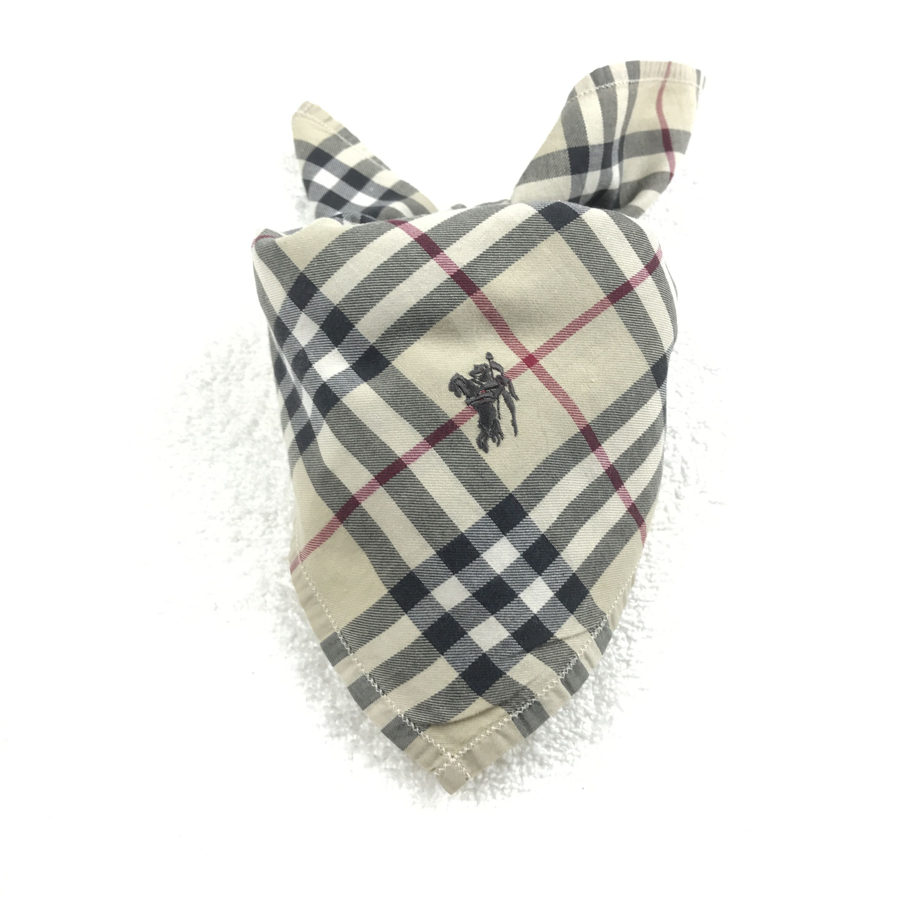Burberry × Vintage Vintage Burberry Nova Check Bandana Neckerchief Handkerchief Size ONE SIZE - 4 Thumbnail