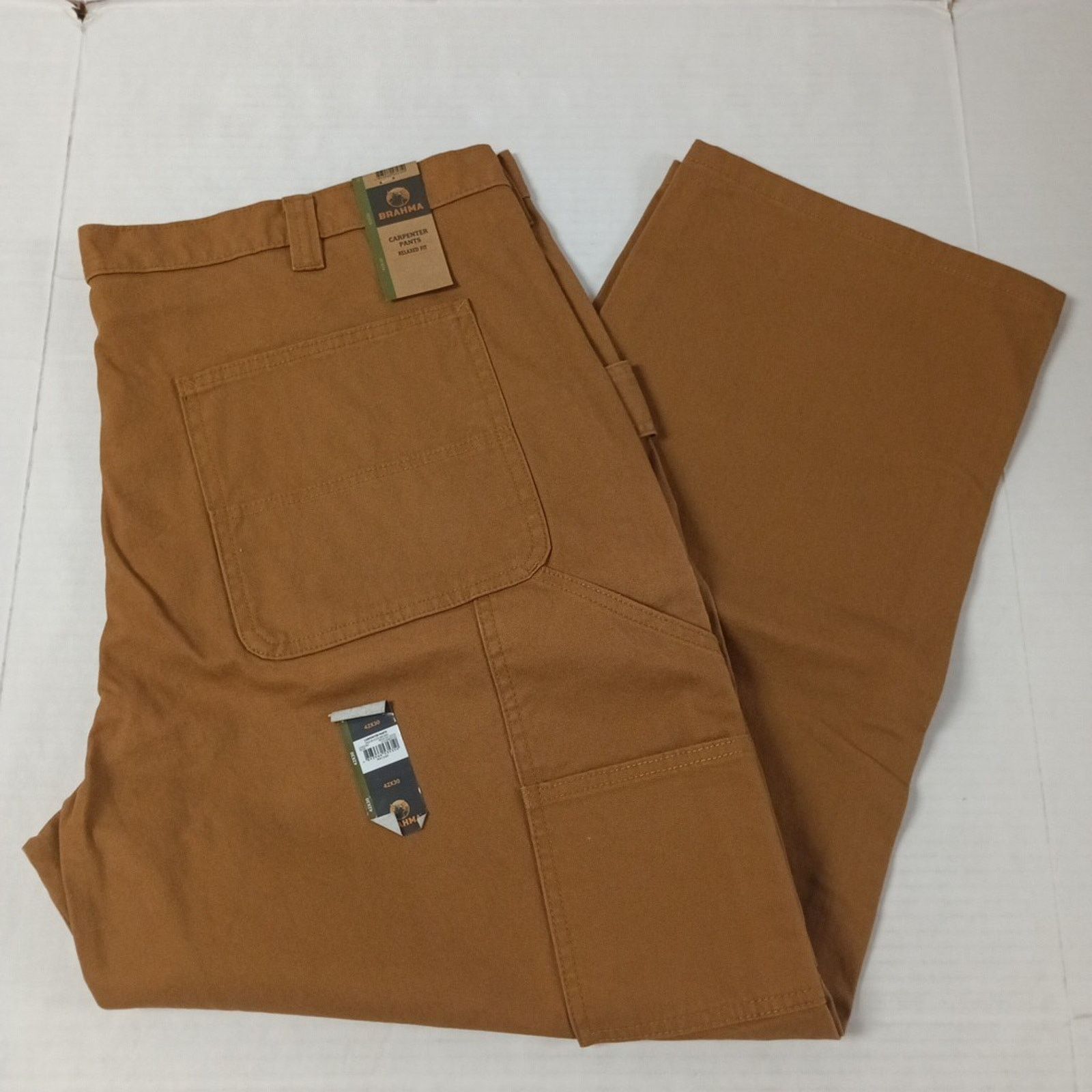 Other Brahma Work Carpenter Pants Men Size 42x30 Relaxed Fit Brown Size US 42 / EU 58 - 1 Thumbnail