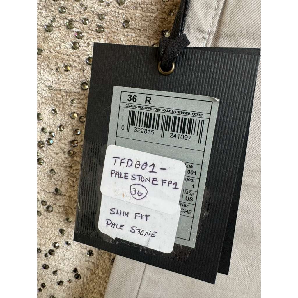 Tom Ford o1rshd1 Slim Fit Corduroy Jeans in Pale Stone Size US 36 / EU 52 - 13 Thumbnail