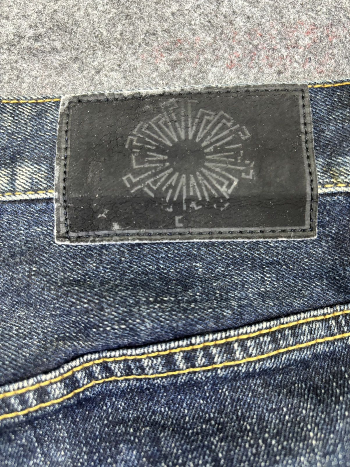 Tornado Mart 💥Flare💥Rare Tornado Mart Insane Claw Mark Fades Denim K14 Size US 33 - 13 Thumbnail