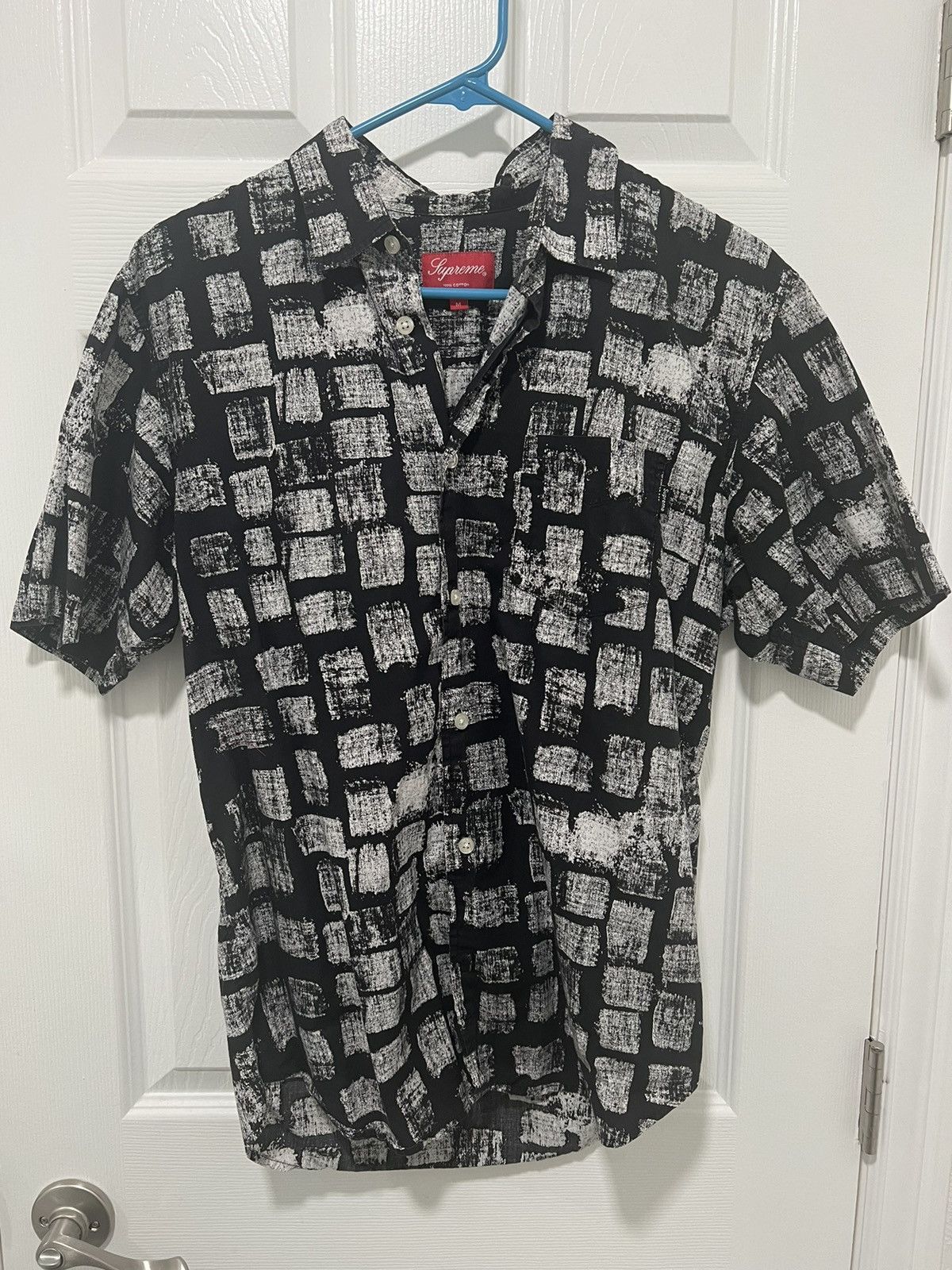 Supreme Supreme 2014 Block Print Shirt (M) Size US M / EU 48-50 / 2 - 3 Thumbnail