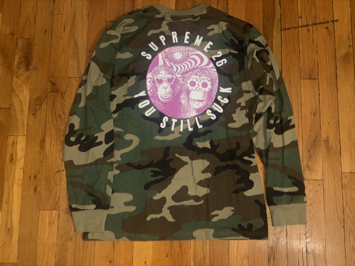 Supreme Supreme You Still Suck L/S Tee Size Medium Camouflage