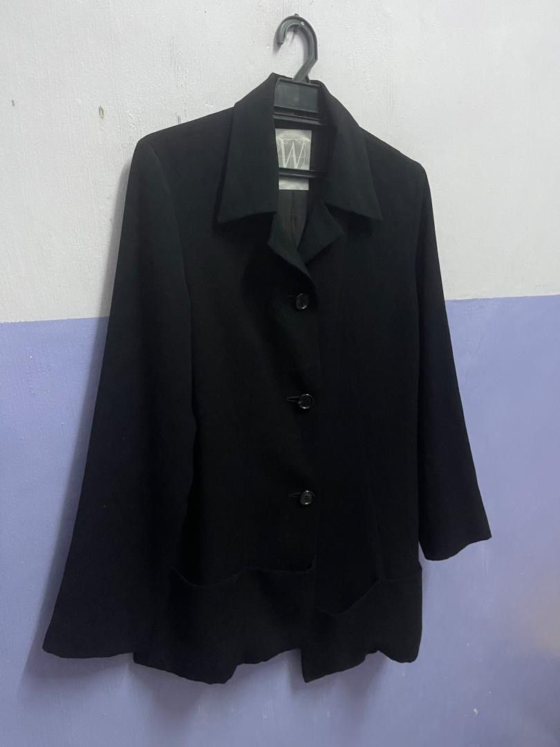 Yohji Yamamoto Yohji Yamamoto by Workshop Black Jacket Size US M / EU 48-50 / 2 - 2 Thumbnail