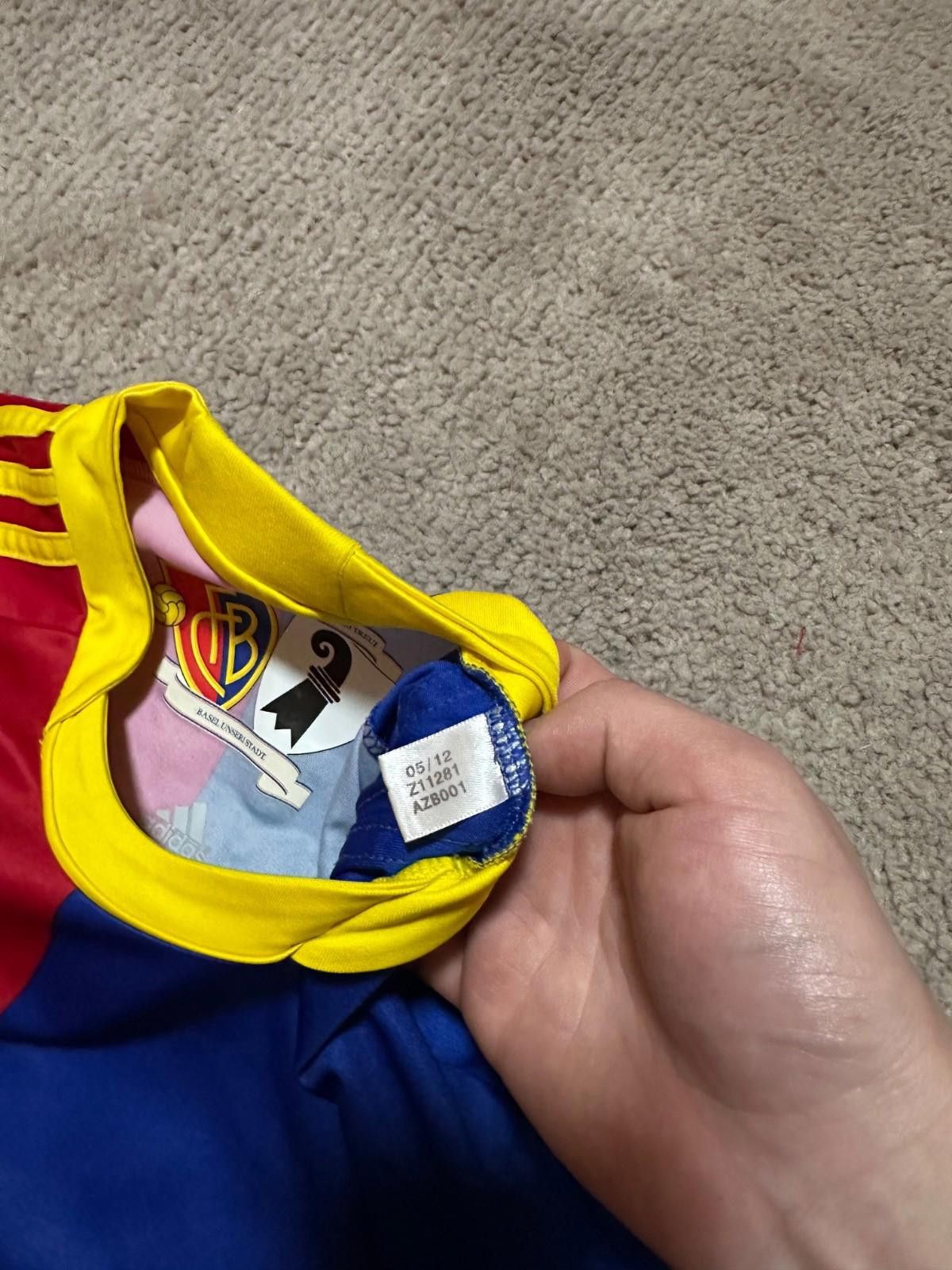 Adidas #4 P.DEGEN BASEL 2012 2013 HOME FOOTBALL SOCCER SHIRT JERSEY Size US S / EU 44-46 / 1 - 5 Thumbnail