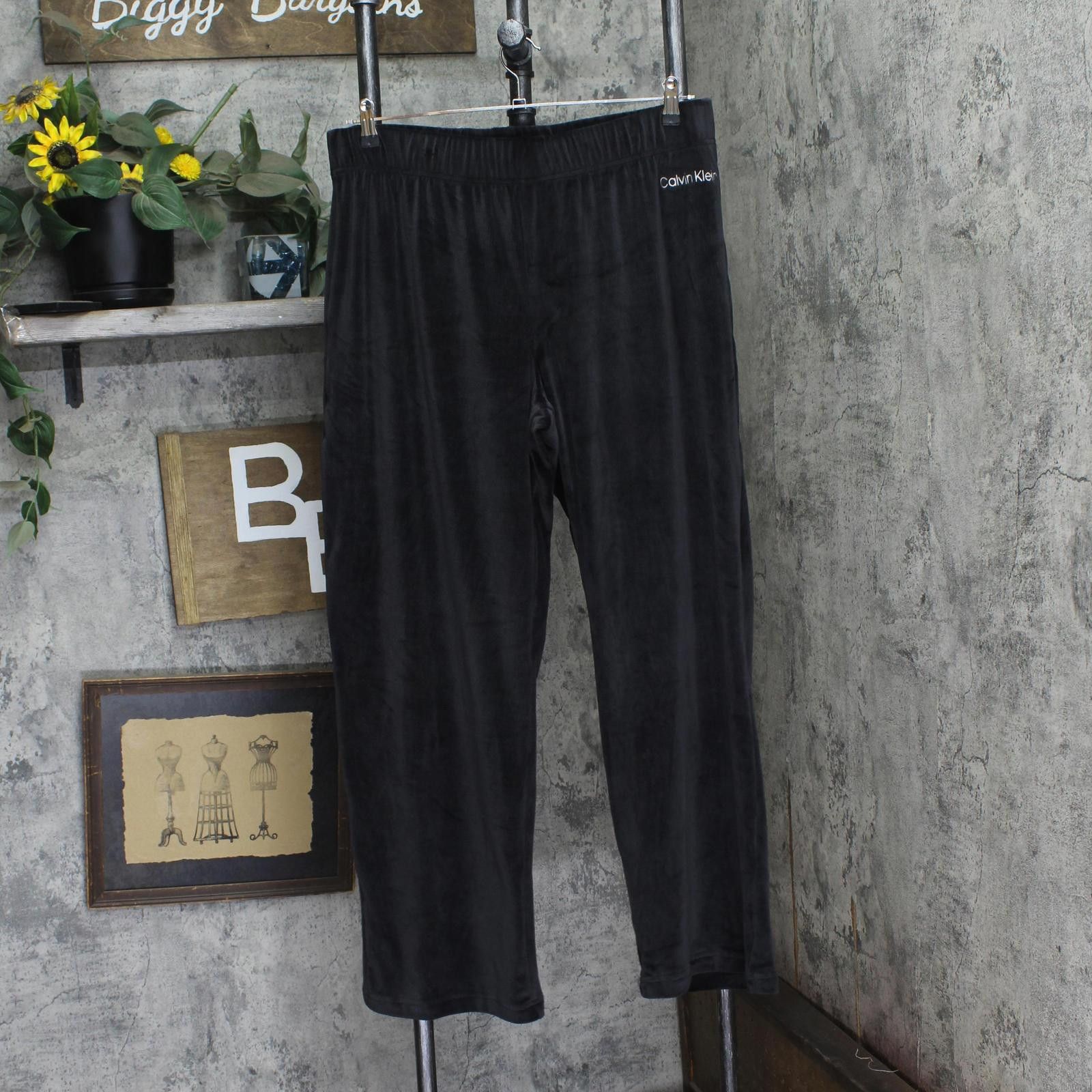 Calvin Klein New Calvin Klein Soft Pajama Lounge Pants Qp3291o Black Xl Size 40" / US 18 - 1 Thumbnail