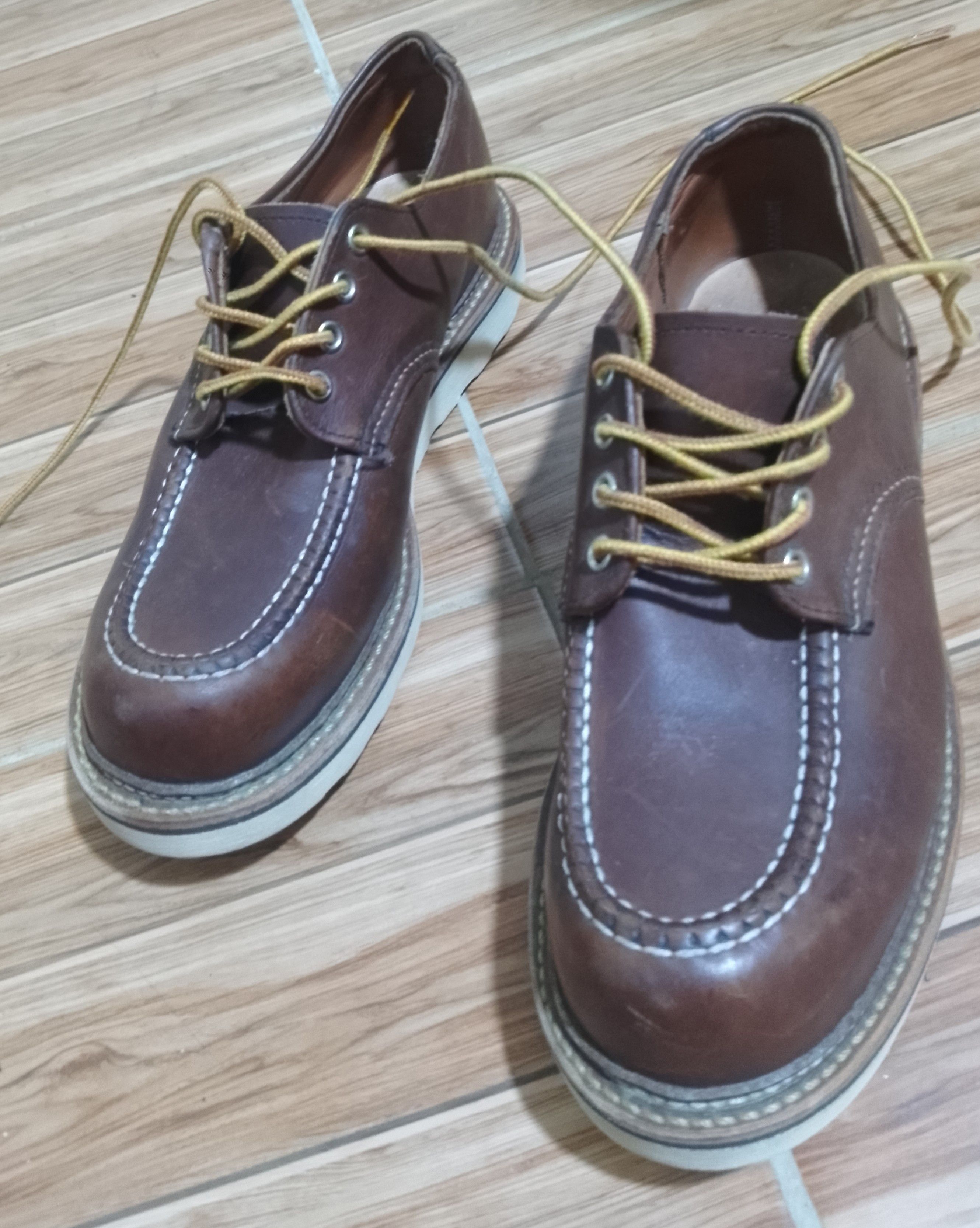 靴 RED WING 8100 US11D Red Wing 8100 Indigo Portage Oxford 8D Setter Navy Blue