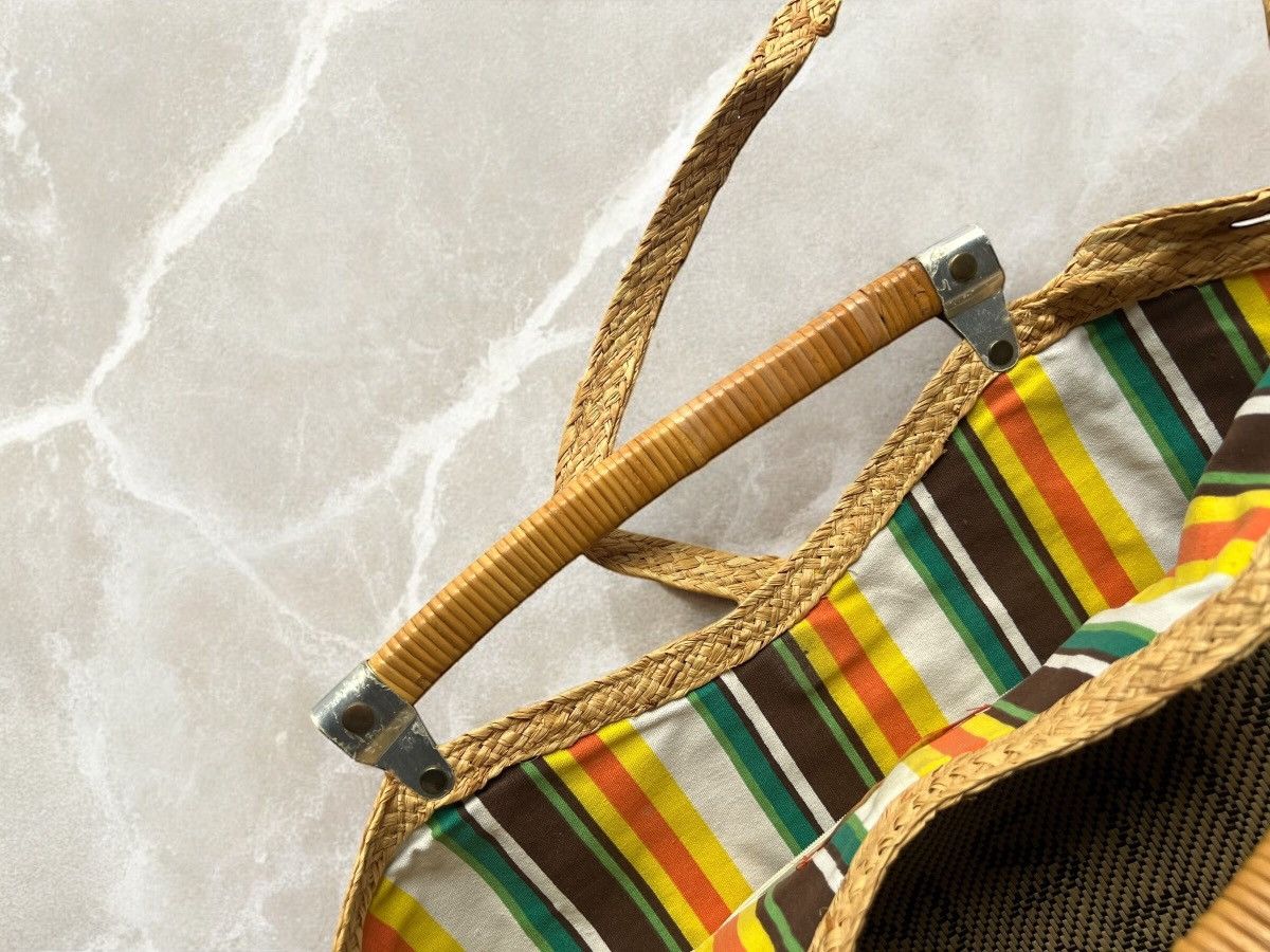 Japanese Brand × Miss Sixty × Vintage MISS SIXTY NATURAL KNITTED Bag BAMBOO designer y2k avant Size ONE SIZE - 4 Thumbnail