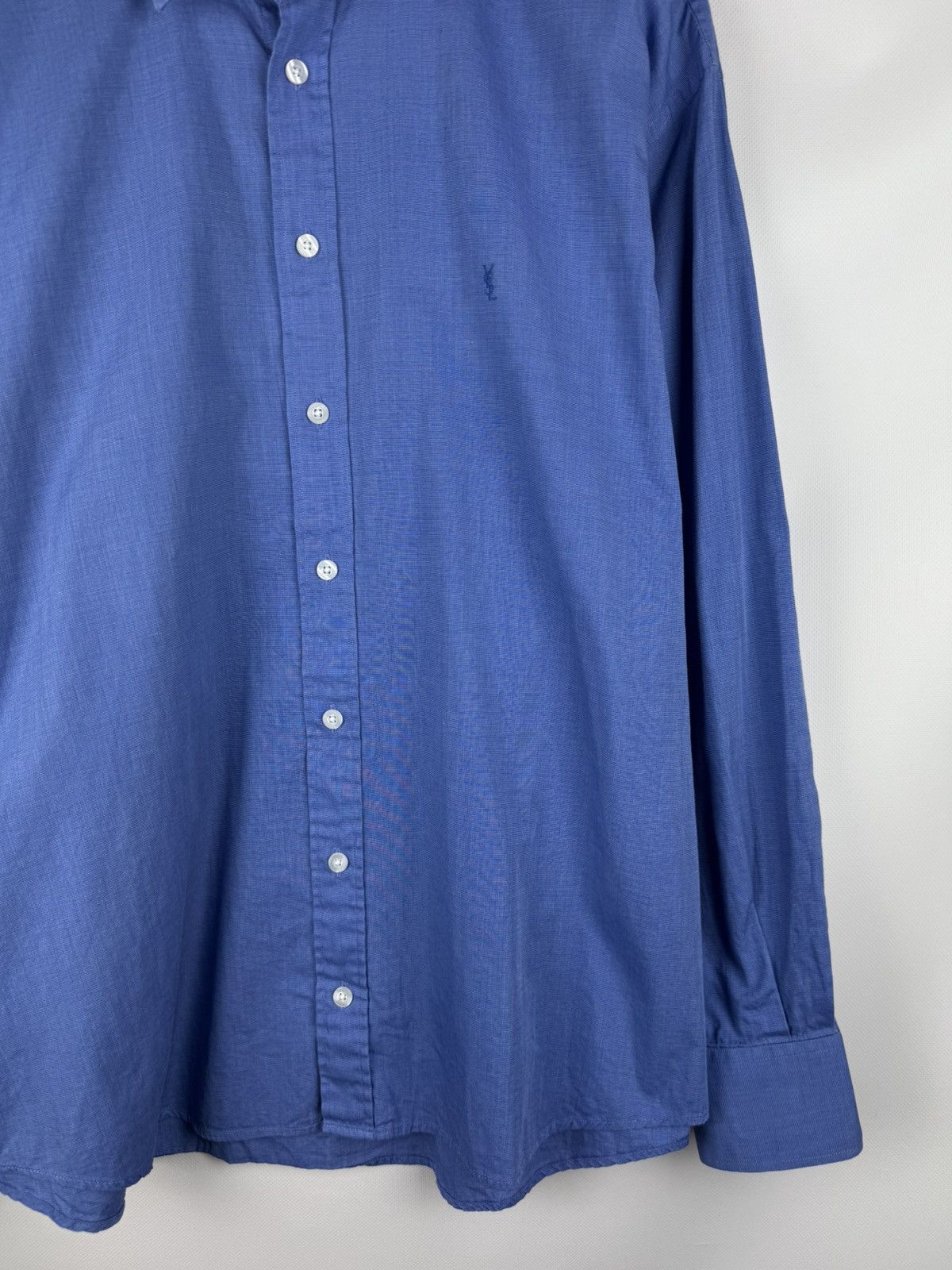 Yves Saint Laurent VTG 90s Yves Saint Laurent Men’s Long Sleeve Button Up Shirt Size US XL / EU 56 / 4 - 6 Thumbnail
