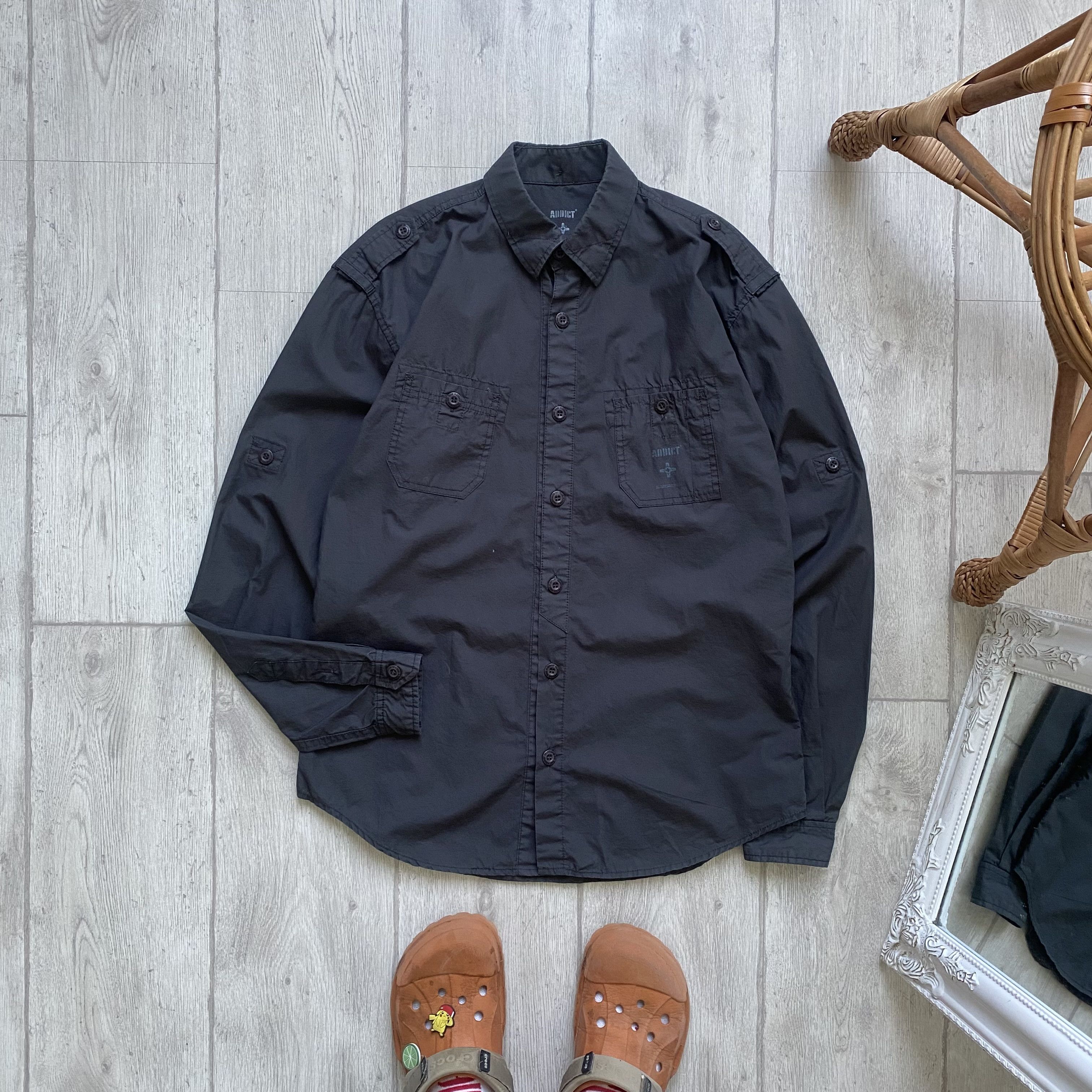 ADDICT Vintage ADDICT Casual military style shirt Diesel style Size US M / EU 48-50 / 2 - 1 Thumbnail