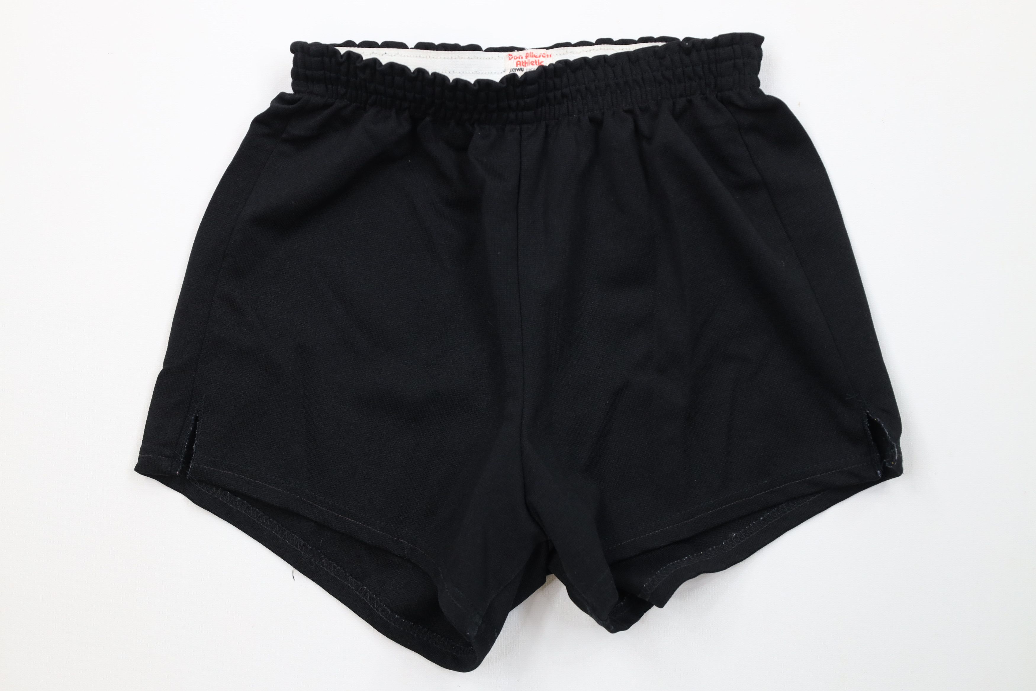 Vintage Vintage 70s Streetwear Jogging Soccer Shorts Black Knit USA Size US 32 / EU 48 - 1 Thumbnail
