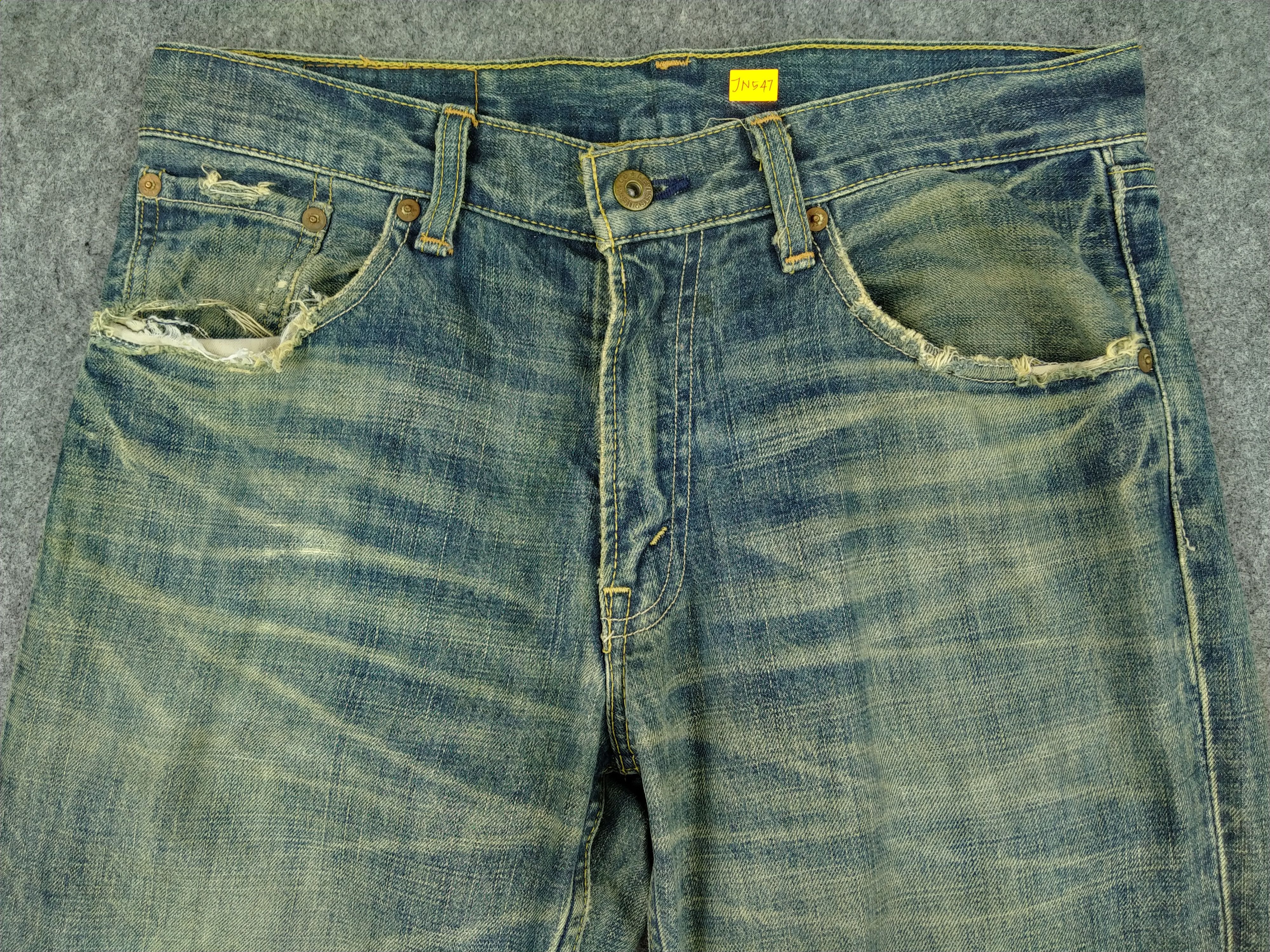 Levi's Dirty Blue Vintage Levi's 502 Denim 32 x 29 -JN547 Size US 32 / EU 48 - 3 Thumbnail