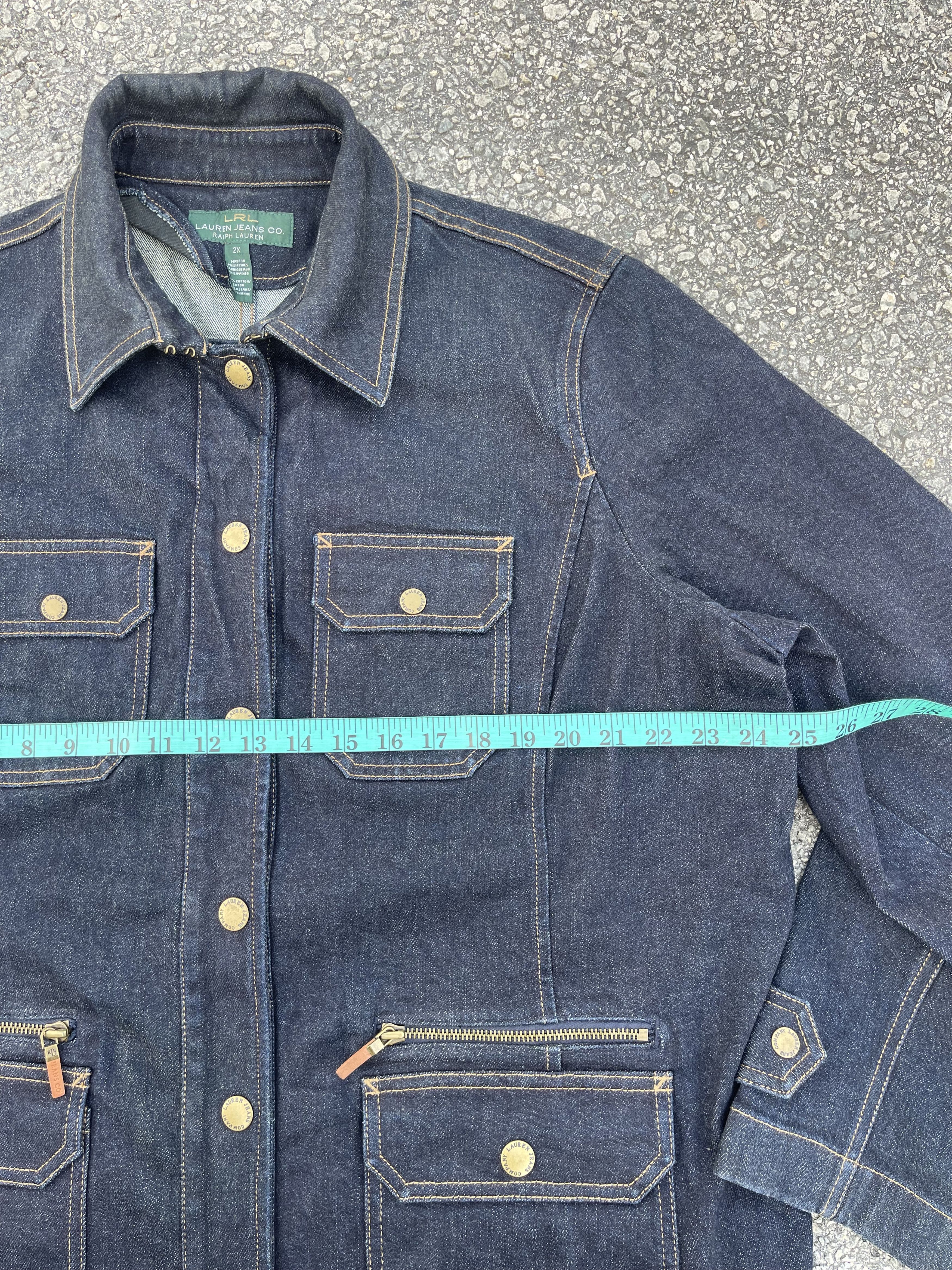 Ralph Lauren Vintage Ralph Lauren Denim Chore Jacket Size US XXL / EU 58 / 5 - 8 Thumbnail