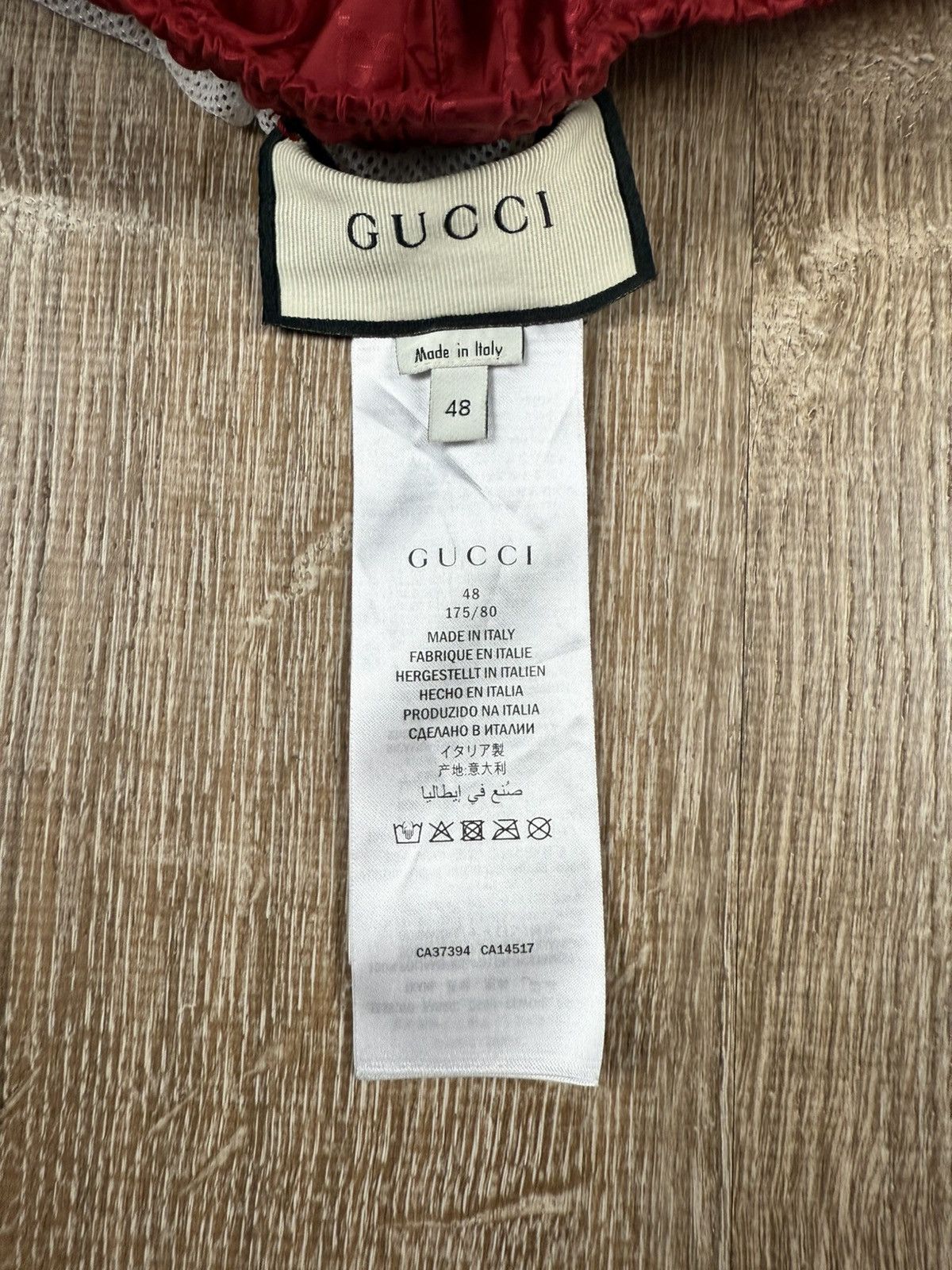 Gucci Gucci Mens Red Swimtrunks Size US 32 / EU 48 - 4 Thumbnail