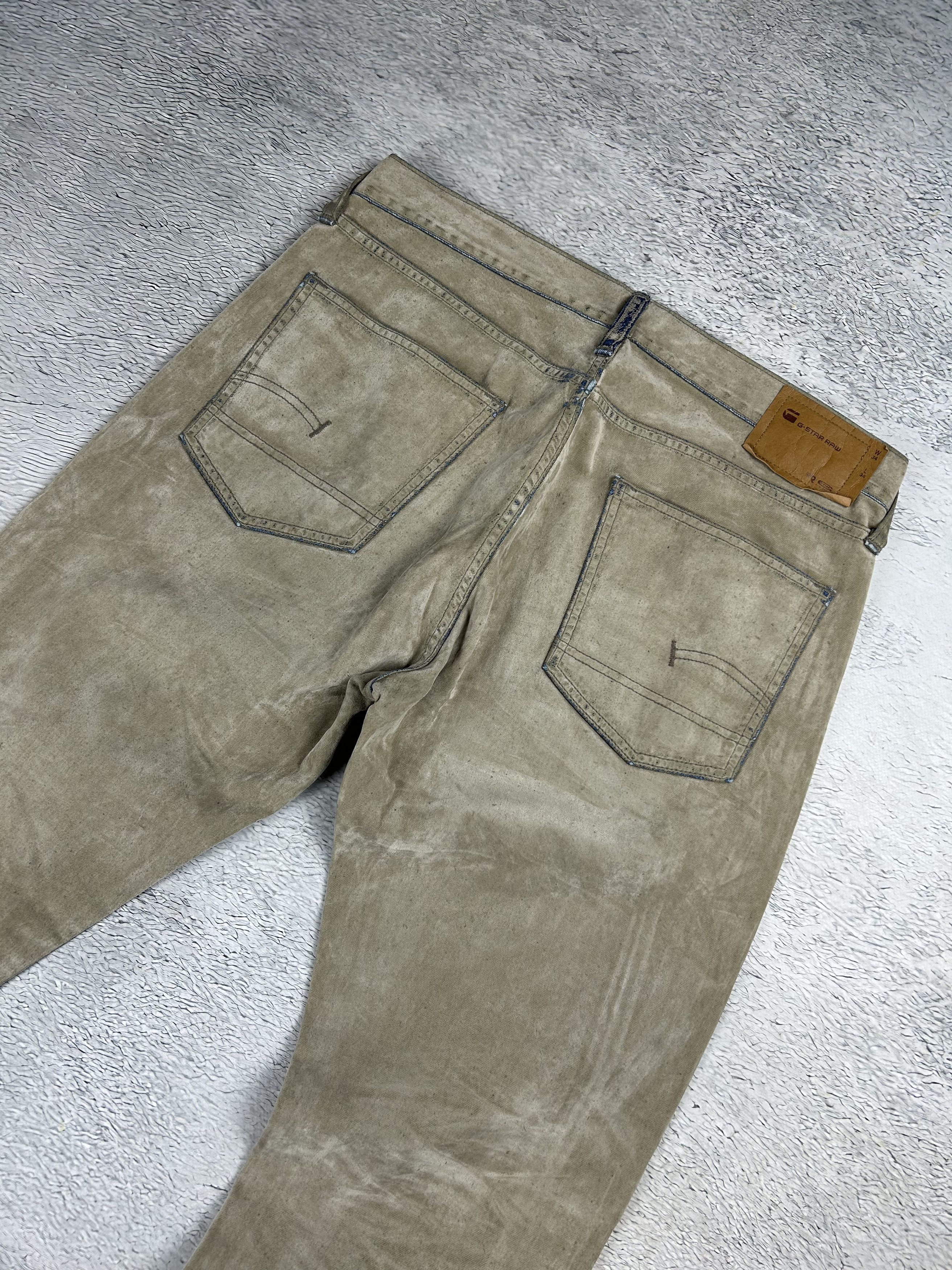 G-Star G Star Raw denim vintage jeans Suede baggy y2k Size US 34 / EU 50 - 3 Thumbnail