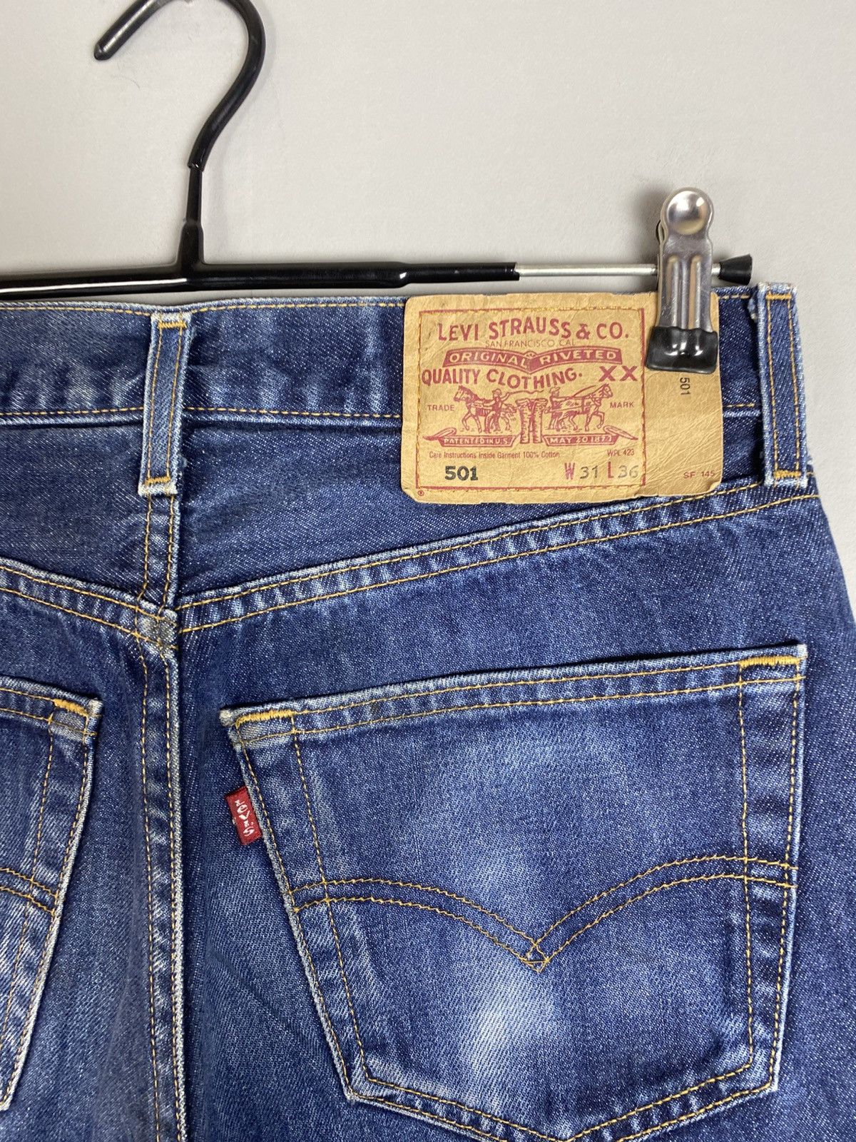 Levi's Vintage 90s Levi’s 501 jeans denim Size US 31 - 5 Thumbnail