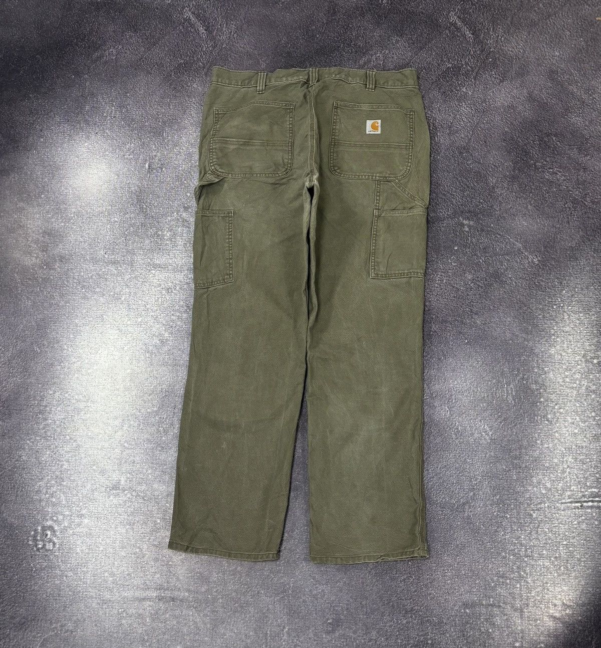 Carhartt Vintage Carhartt Rugged Flex Olive Utility Work Baggy Pants Size US 36 / EU 52 - 1 Thumbnail