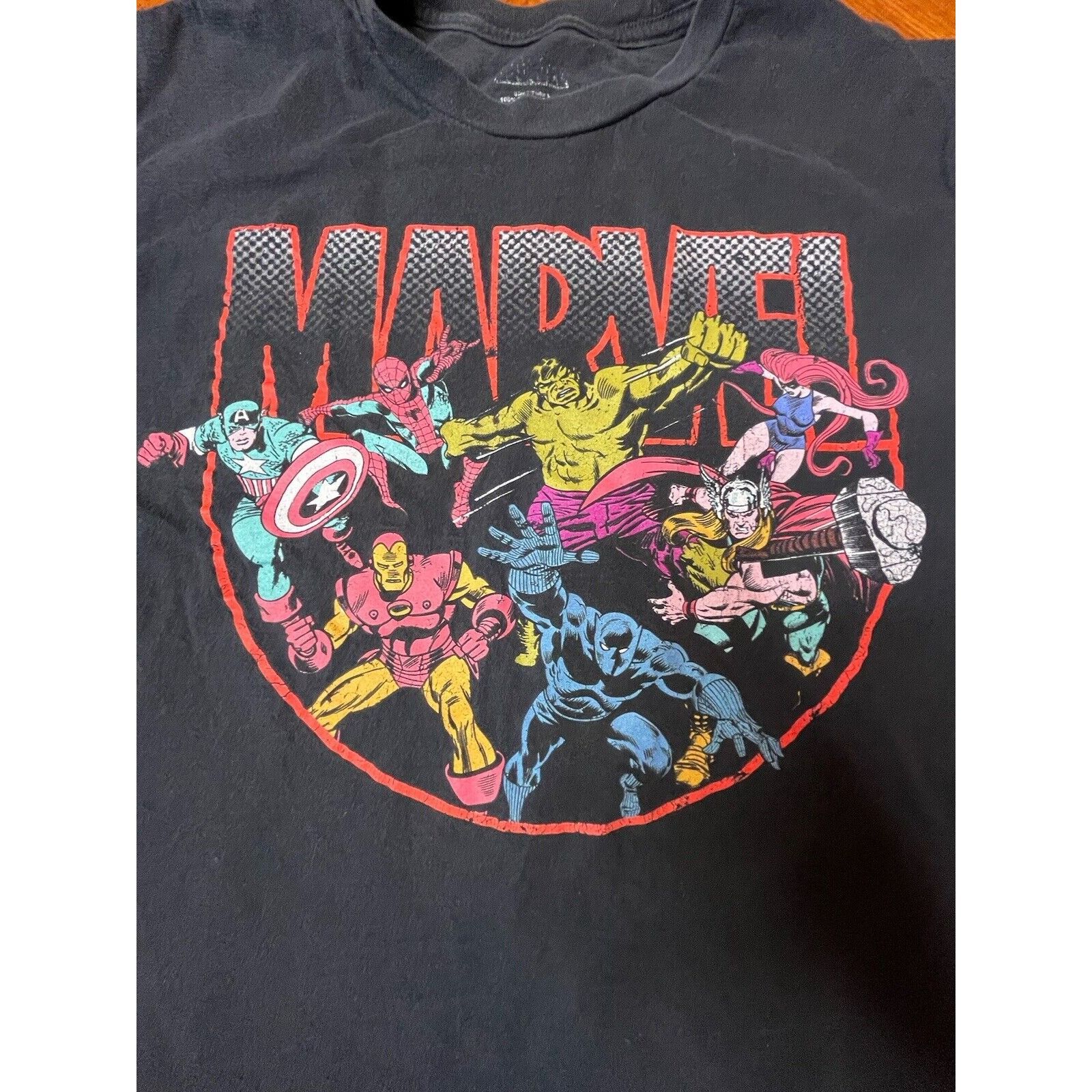 Marvel Comics marvel t shirt size large graphic print super heros short sl Size US L / EU 52-54 / 3 - 1 Thumbnail