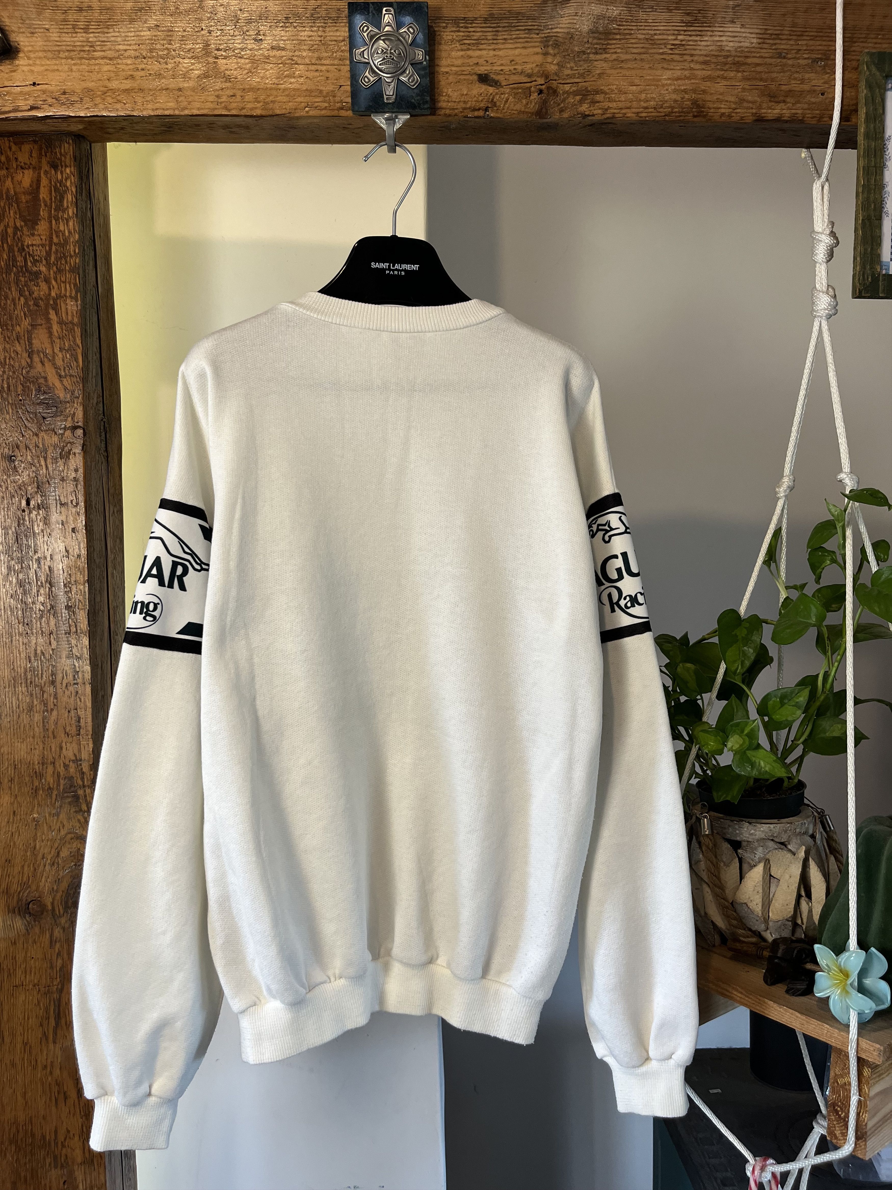 Vintage 90s Jaguar Racing Crewneck Sweatshirt Size US XL / EU 56 / 4 - 2 Thumbnail