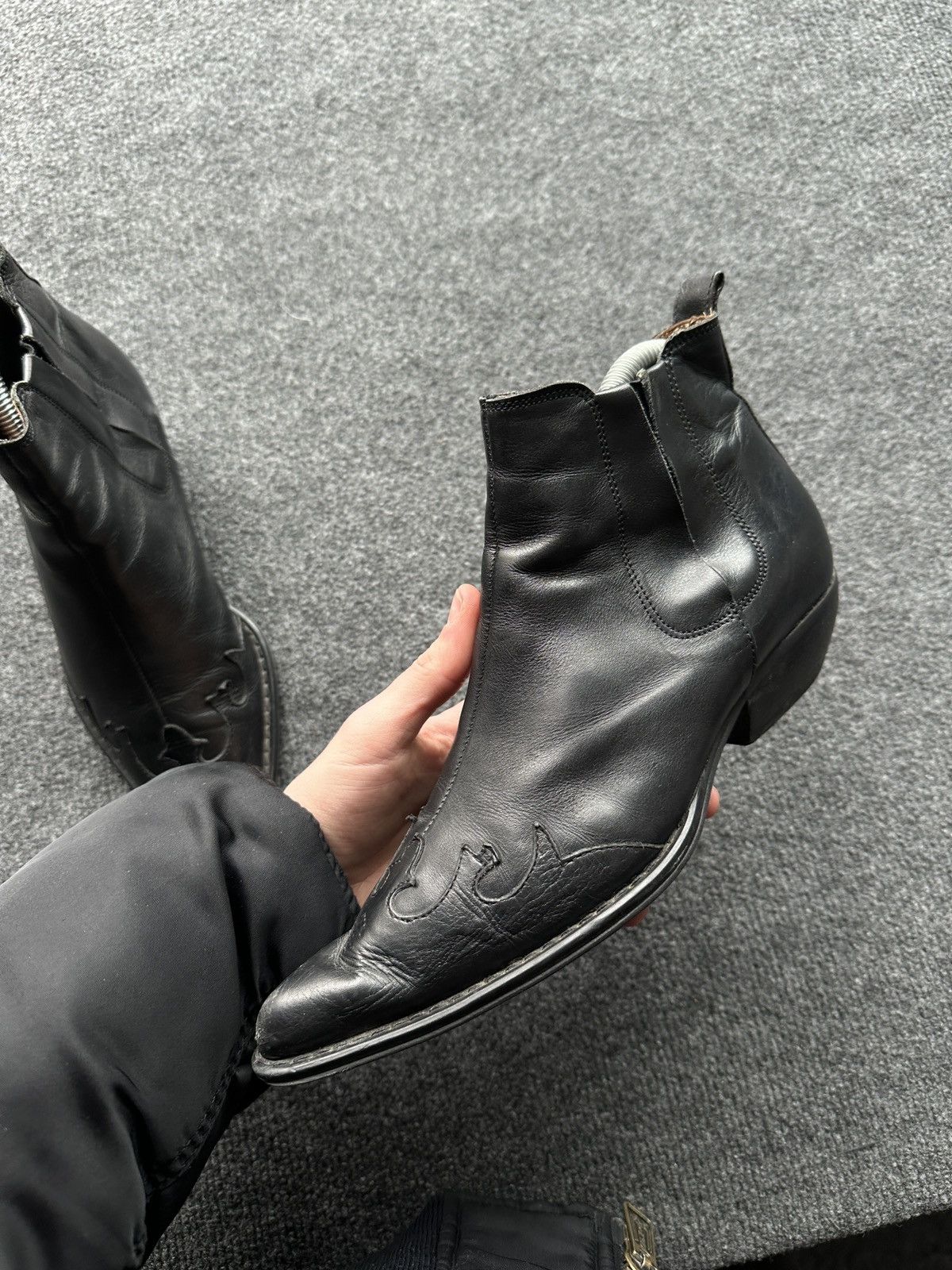 Other 🚨 WESTERN BROWN WOMEN Y2K BOOTS Y2K LEATHER SIZE 36 Size US 6 / IT 36 - 3 Thumbnail