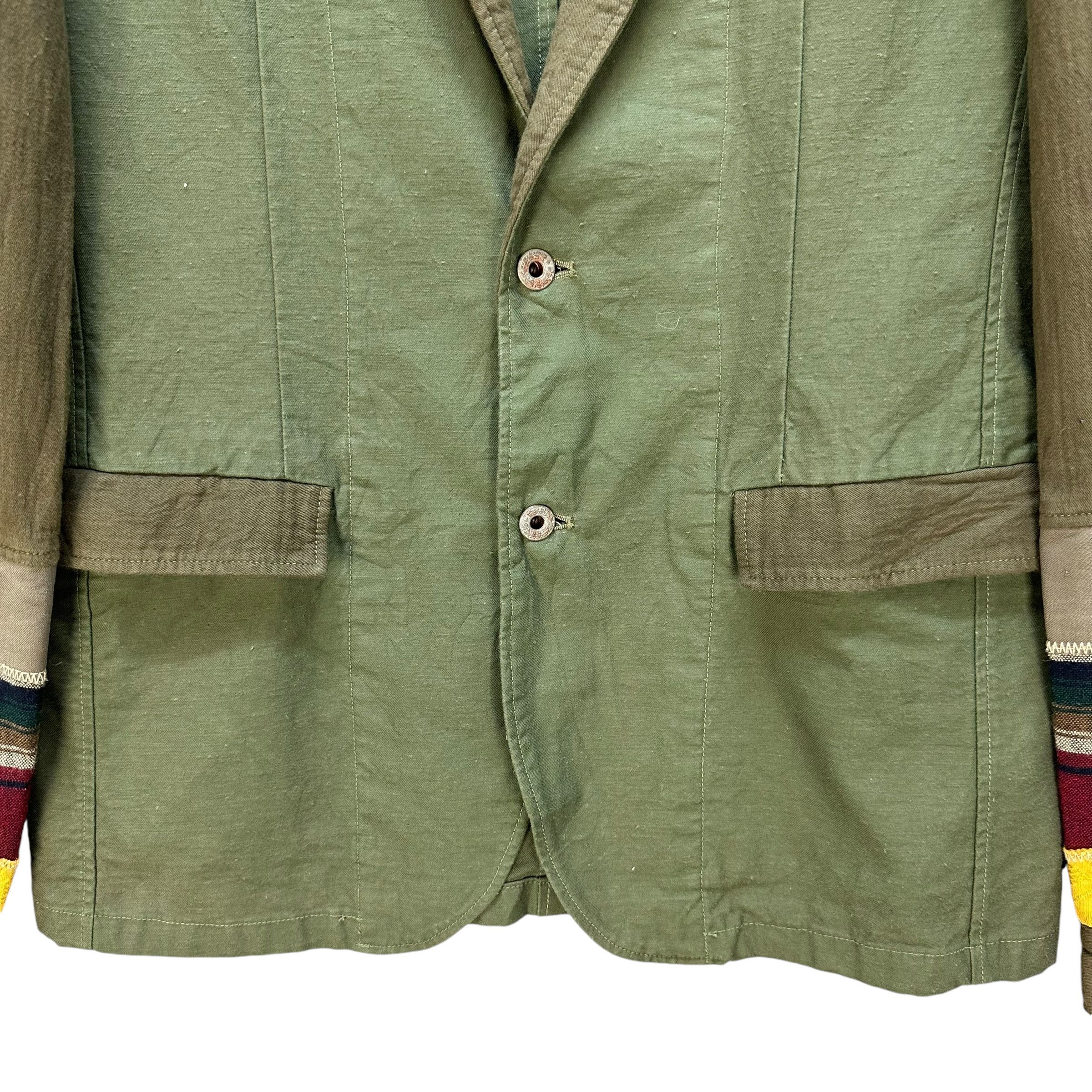 Japanese Brand MASTERKEY X HIBECK Nice Design Casual Jacket #80-1445 Size US S / EU 44-46 / 1 - 5 Thumbnail