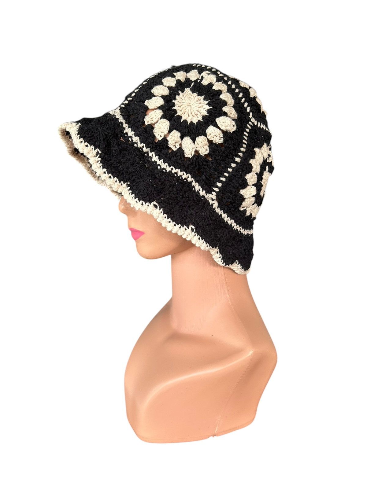 Japanese Brand × Kapital × Vintage Crochet Knitted handmade Bucket Hats Size ONE SIZE - 7 Thumbnail