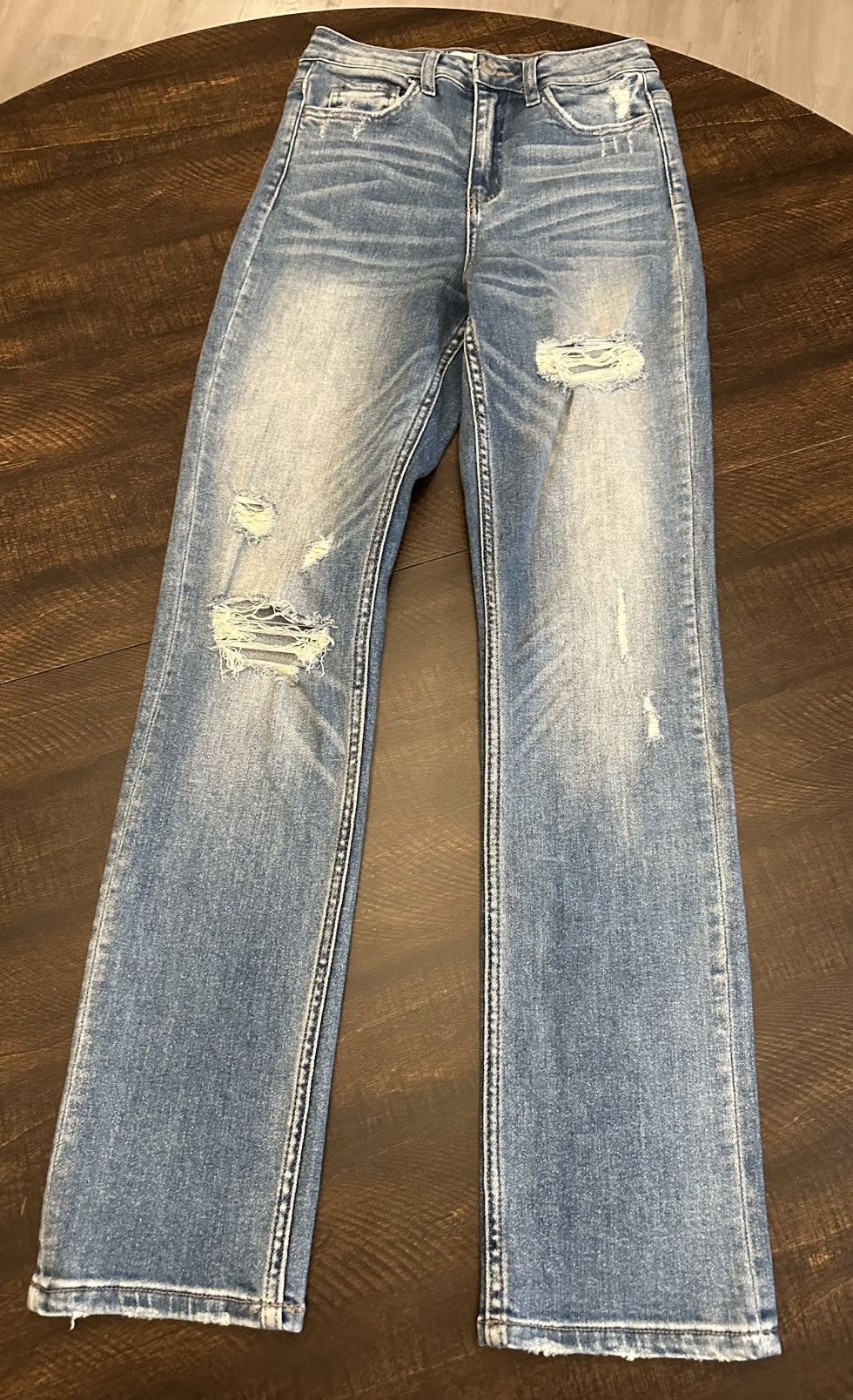 Other Vervet High Rise Straight Distressed Jeans Women’s Size 24 Size 24" / US 00 / IT 34 - 1 Thumbnail