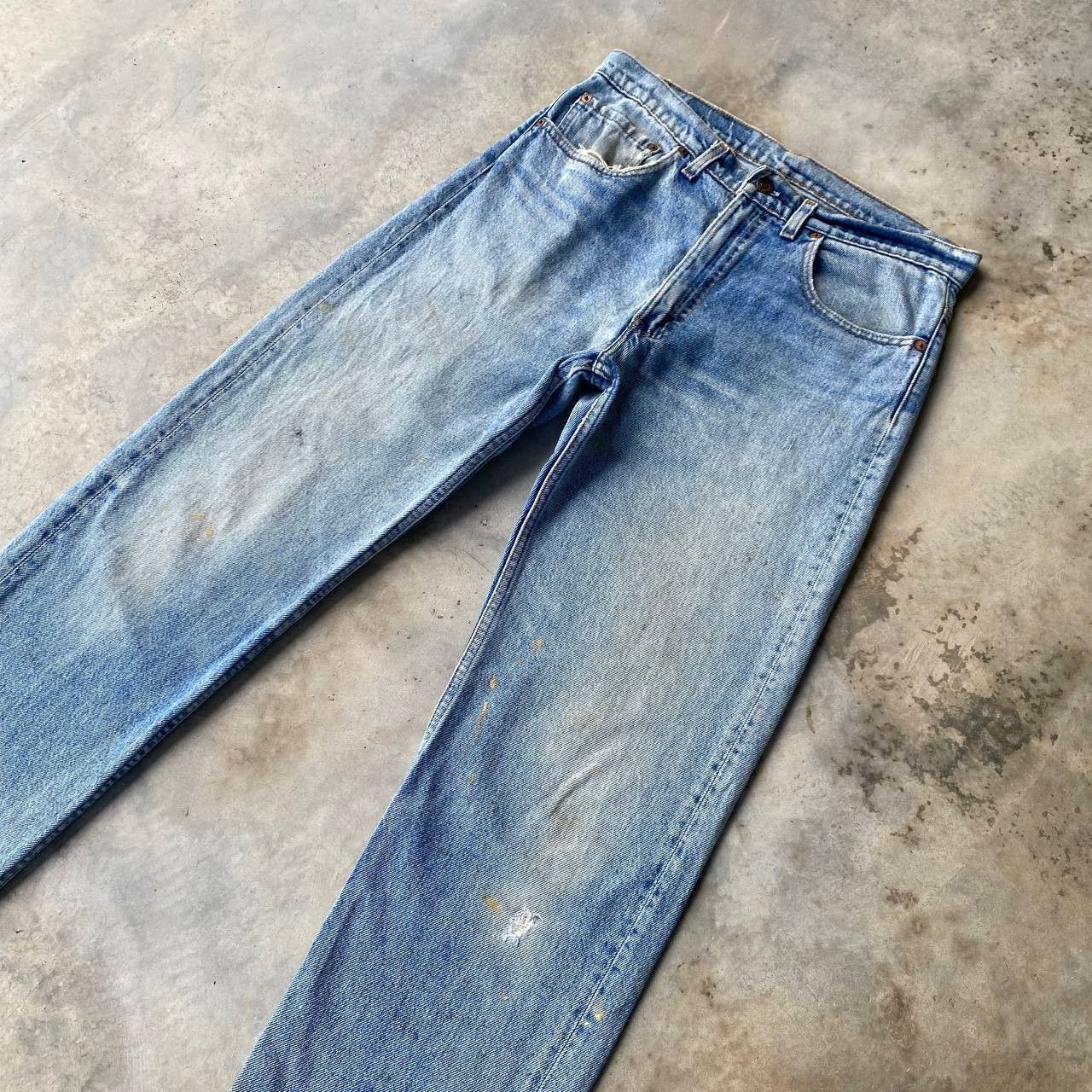 Levi's Vintage Clothing VINTAGE LEVI’S 505 MUDWASH - 90s USA 553 BUTTON STAMP W33 Size US 33 - 5 Thumbnail