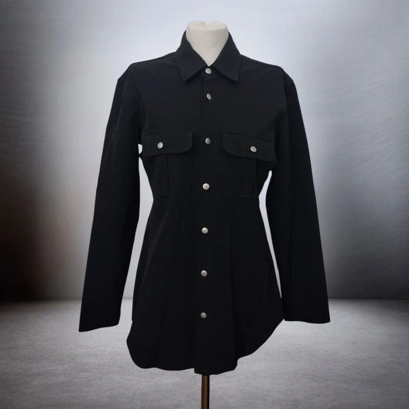 Marithe + Francois Girbaud Archive Marithé François Girbaud Technical Nylon Shacket Size L / US 10 / IT 46 - 1 Thumbnail