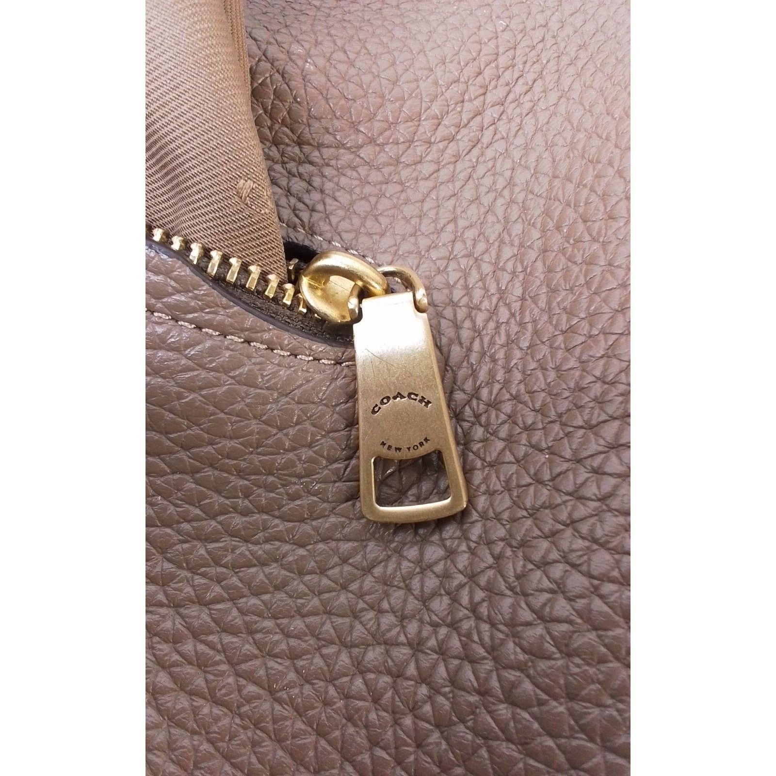 Coach Coach Purse Handbag Brown Leather #J2033 Size ONE SIZE - 17 Thumbnail