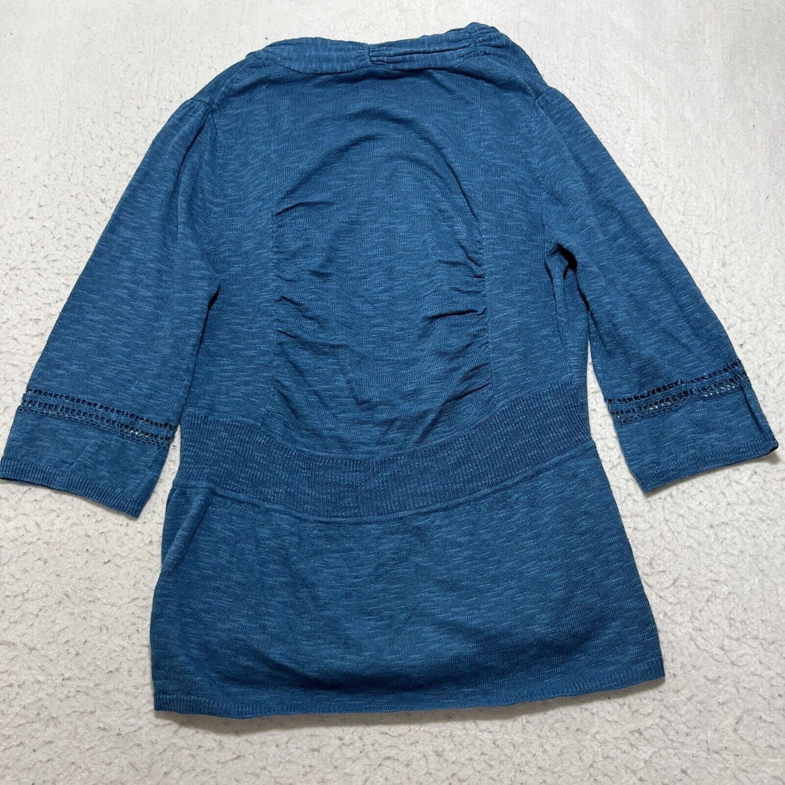 Other Soft Surroundings Medium Linen Buckle Cardigan Sweater Size M / US 6-8 / IT 42-44 - 10 Thumbnail