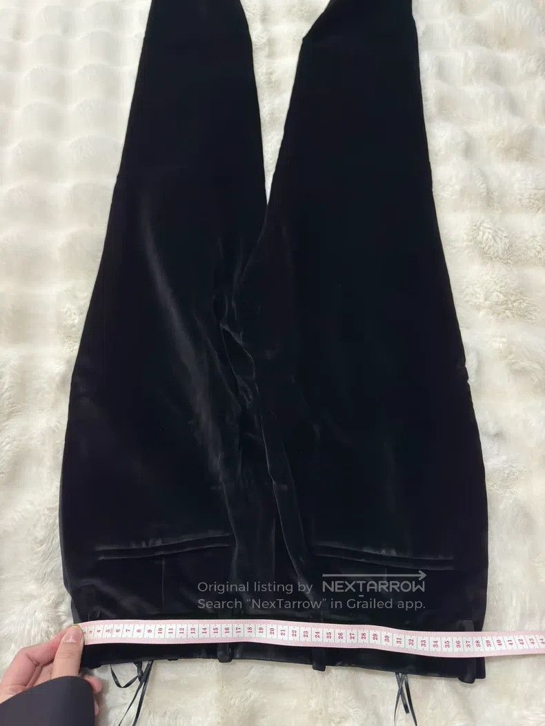 Saint Laurent Paris Saint Laurent Paris Velvet Smoking Men's Dress Pants Size US 28 / EU 44 - 6 Thumbnail