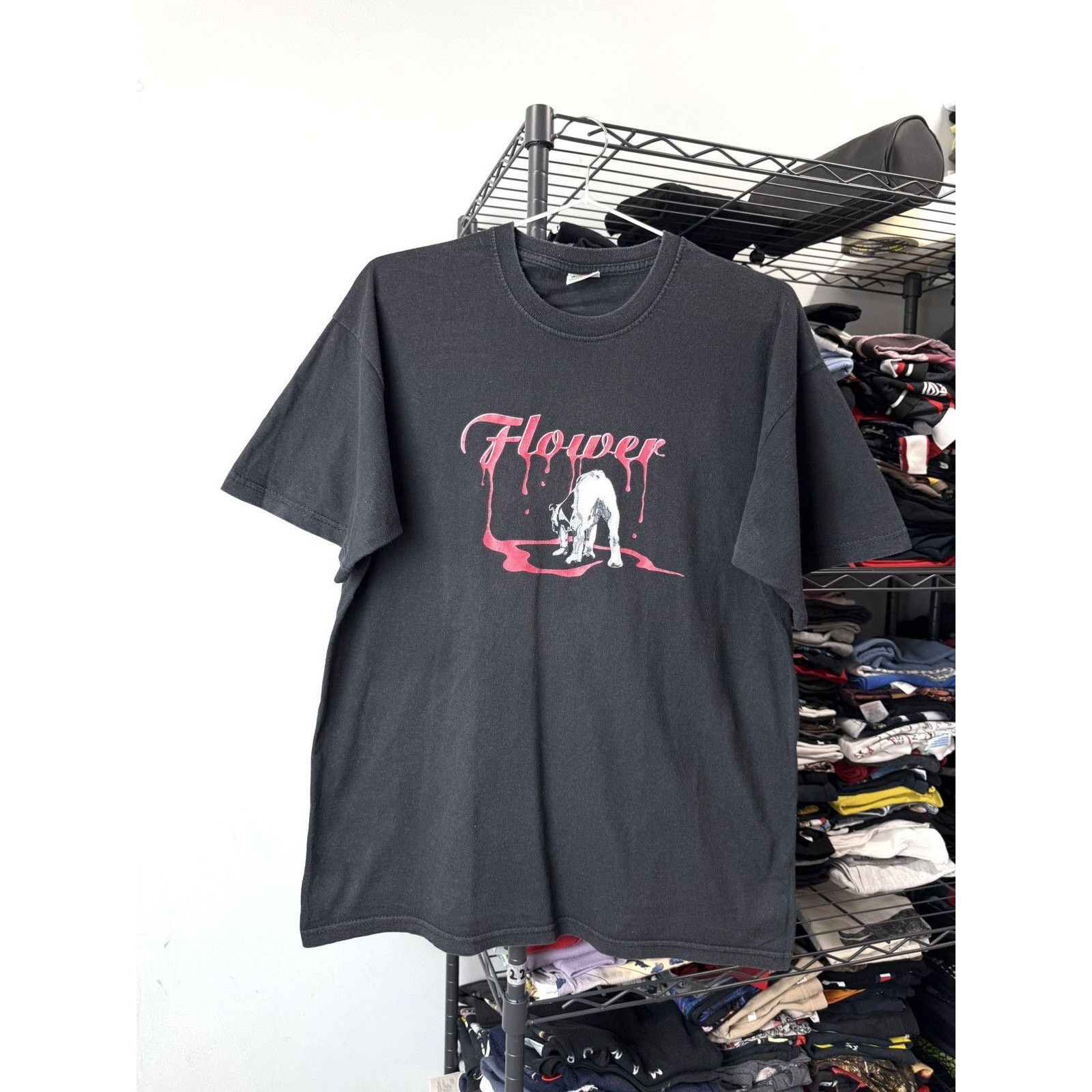 Oi Polloi Vintage Flower Heavy Metal Band Rock T Shirt Punk Y2K Blood Size US M / EU 48-50 / 2 - 1 Thumbnail