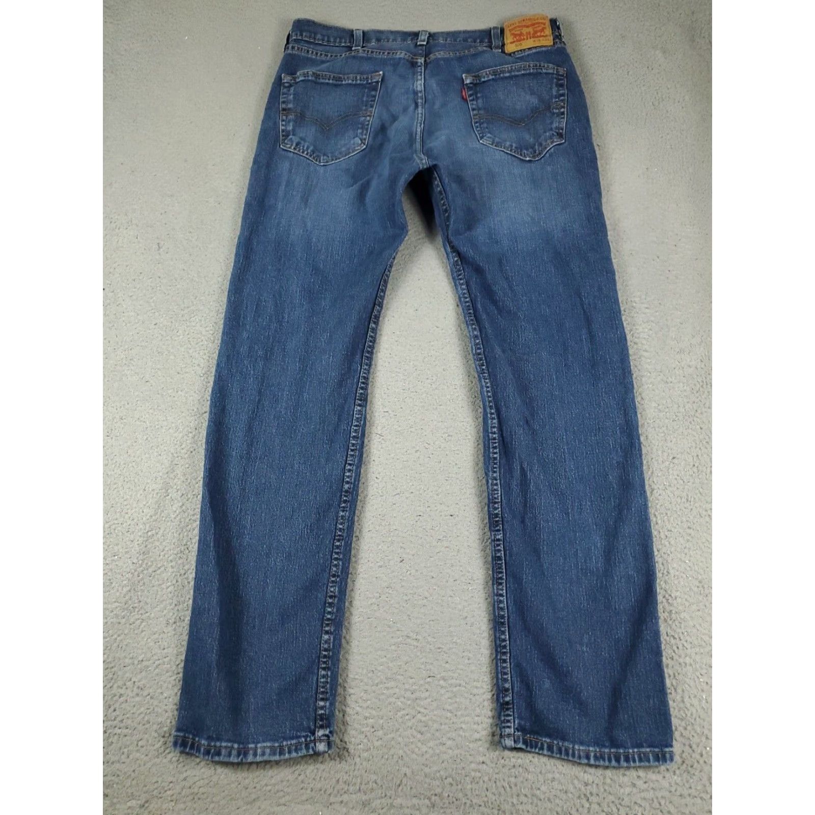Levi's Levis 505 Jeans Mens 38x34 Blue Straight Leg Regular Fit Cotton Denim Pants Size US 38 / EU 54 - 6 Thumbnail