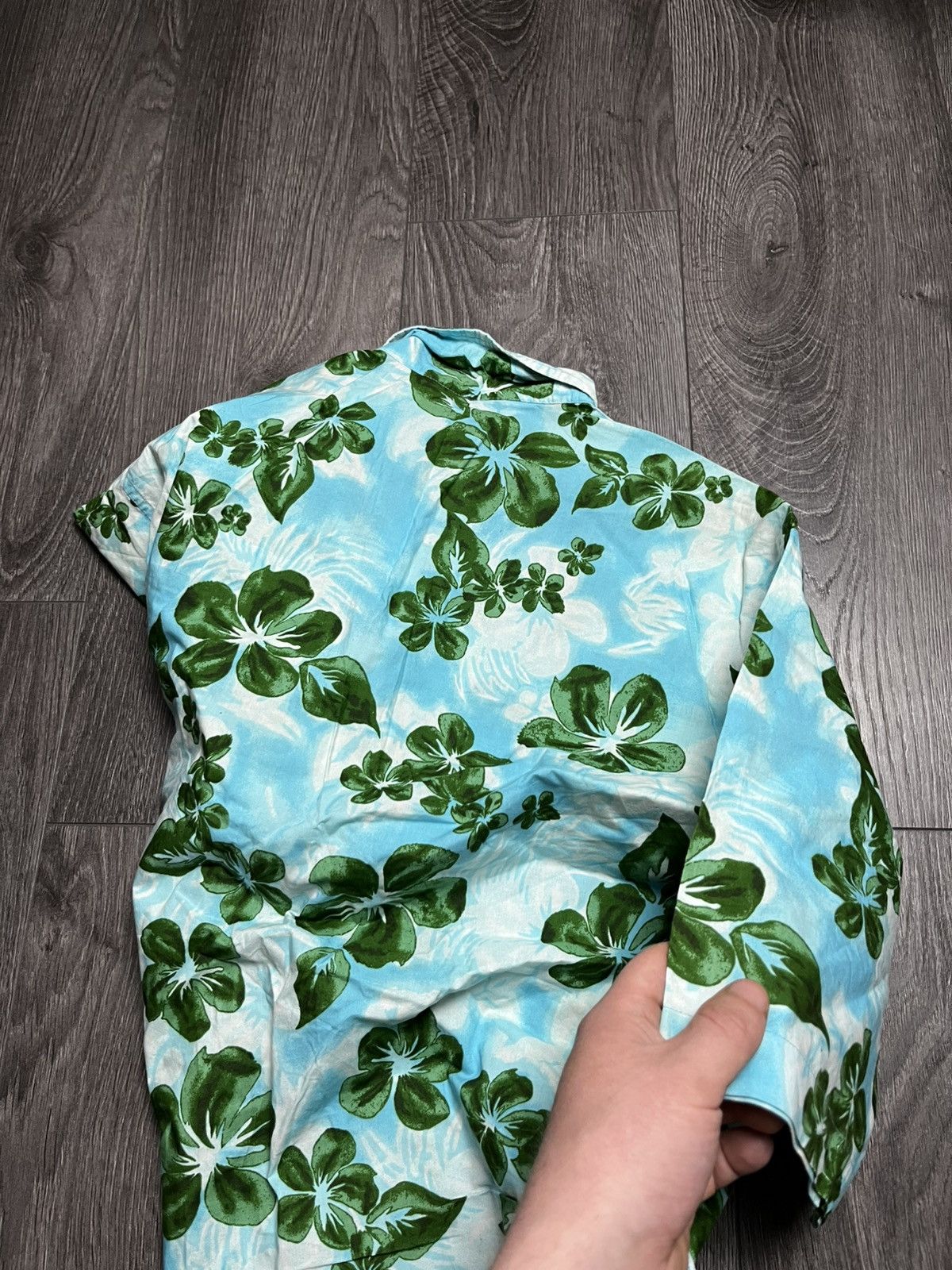O'Neill Vintage O'Neill Hawaiian Shirt Blue Green Floral Y2K Surf⁠ Size US M / EU 48-50 / 2 - 7 Thumbnail