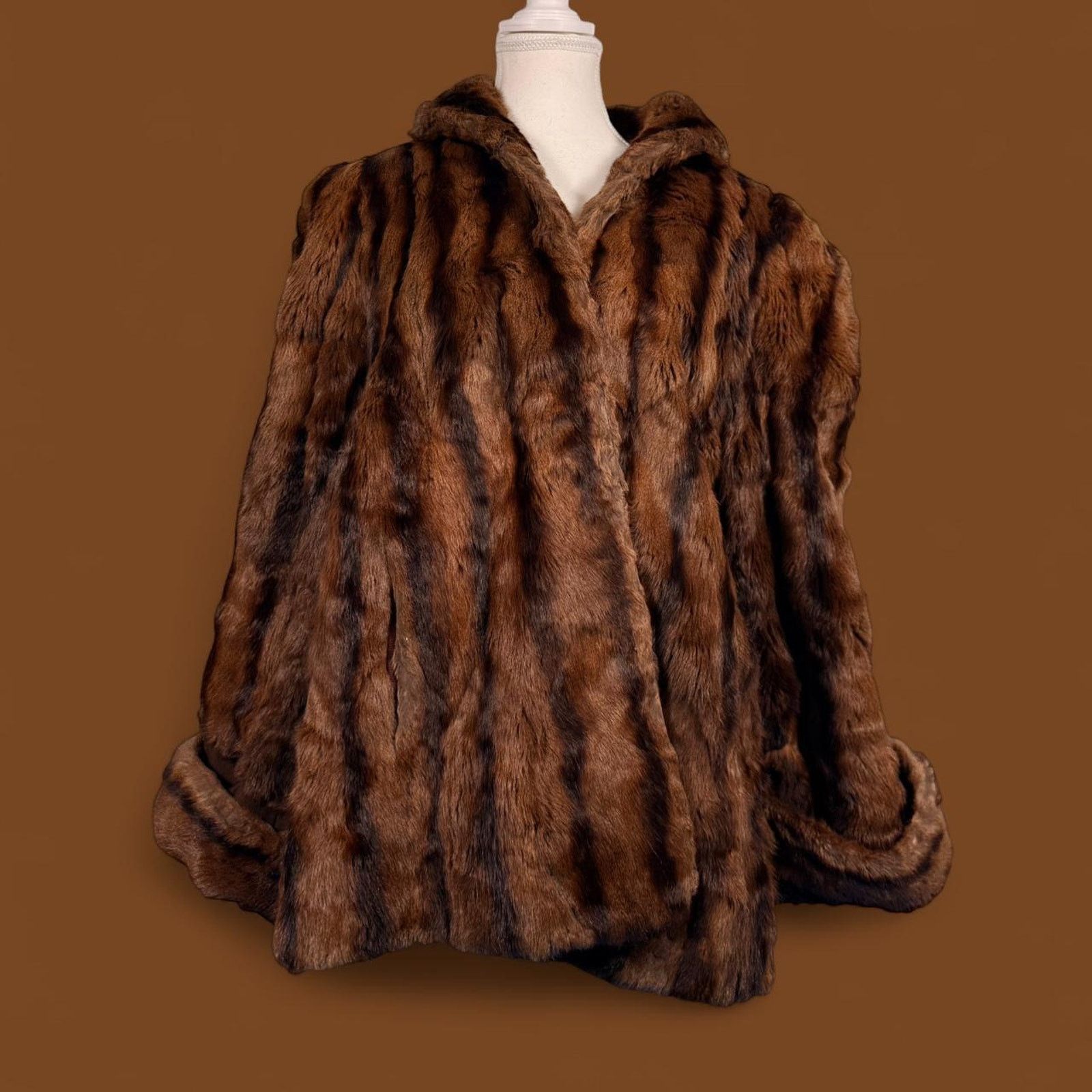 Other Brown lined faux fur Size L / US 10 / IT 46 - 1 Thumbnail