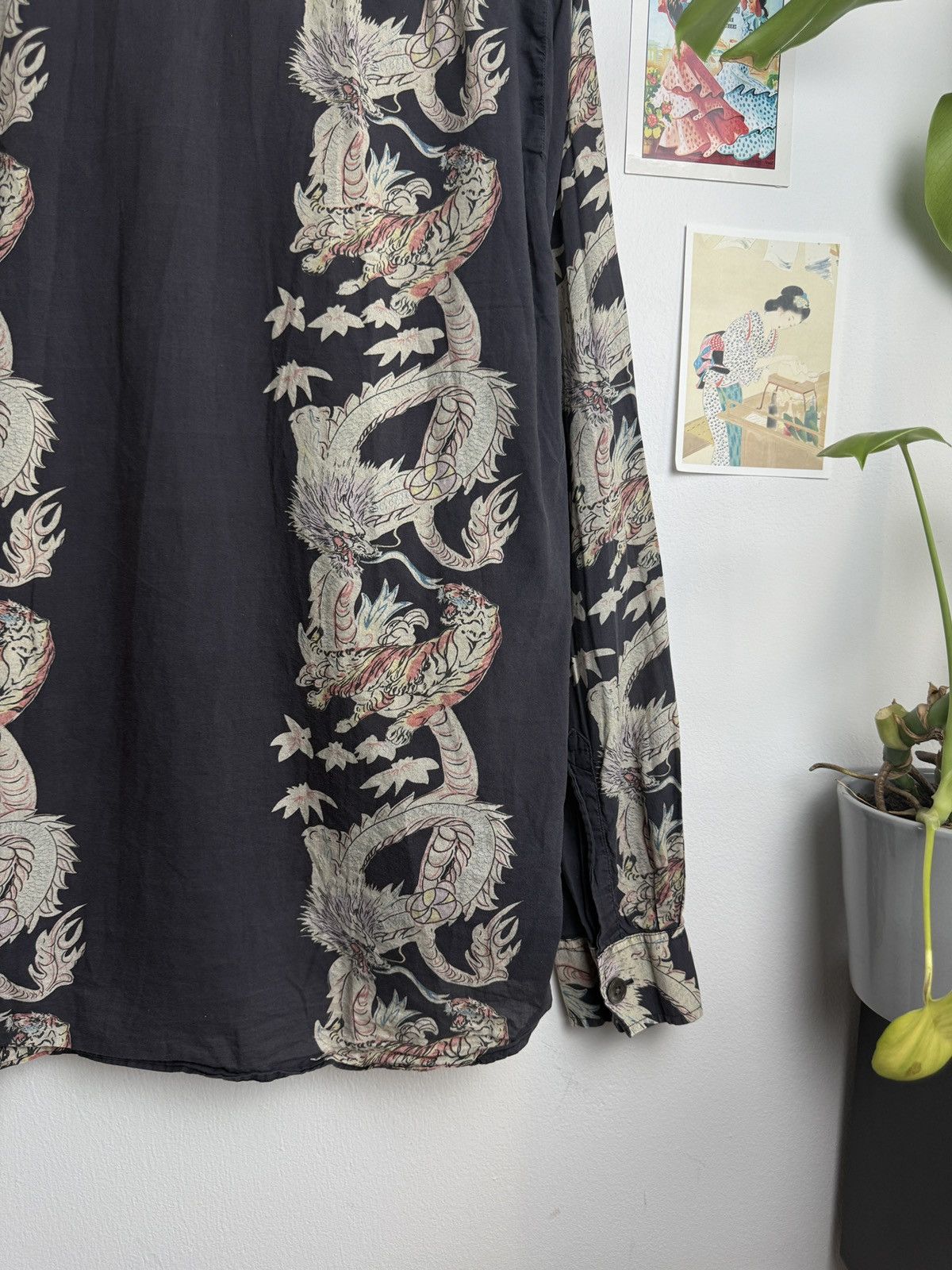 Other Our Legacy dragon printed longsleeve shirt L designer luxury Size US L / EU 52-54 / 3 - 9 Thumbnail