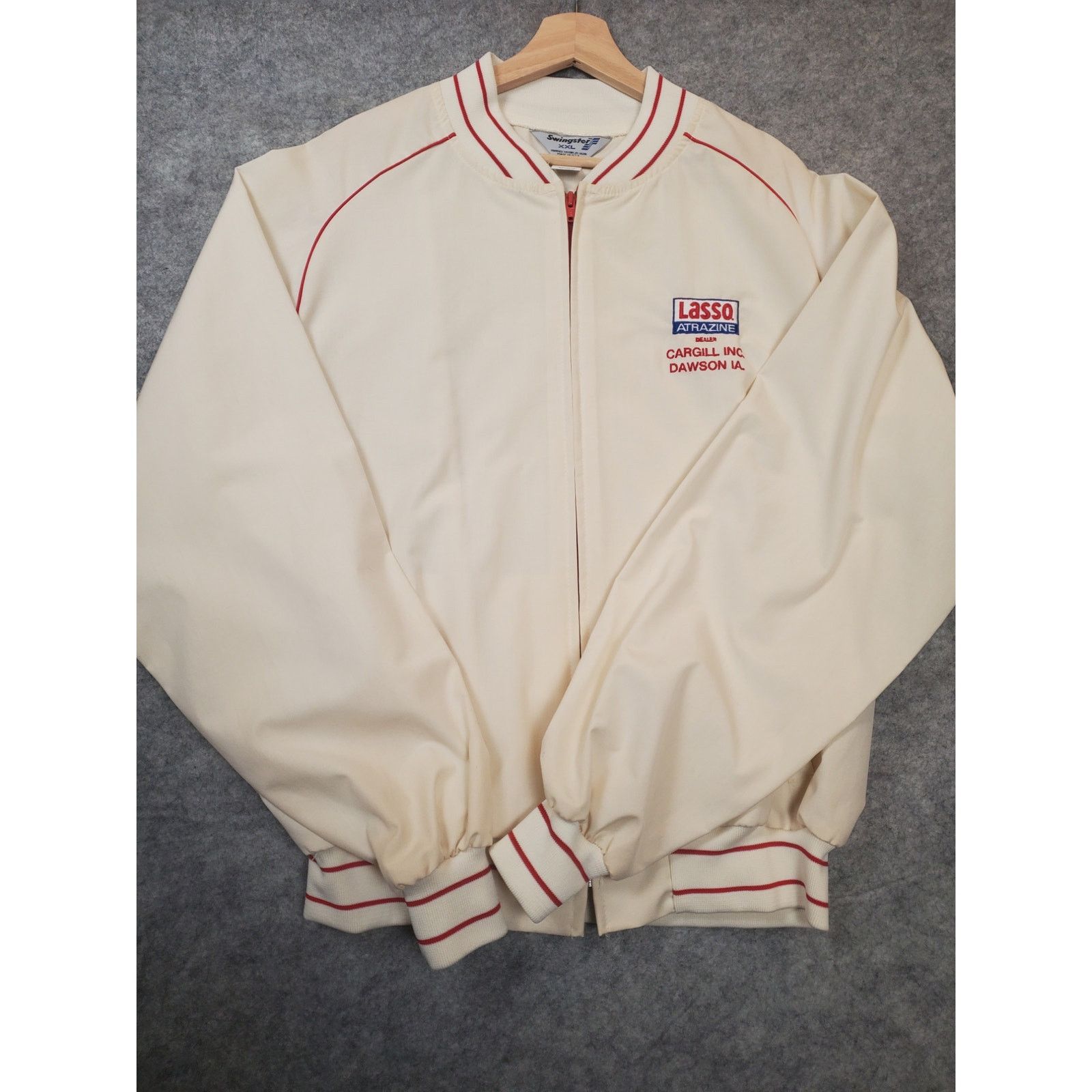 Swingster Swingster Men's VTG Lasso XXL White Lightweight Jacket Size US XXL / EU 58 / 5 - 1 Thumbnail