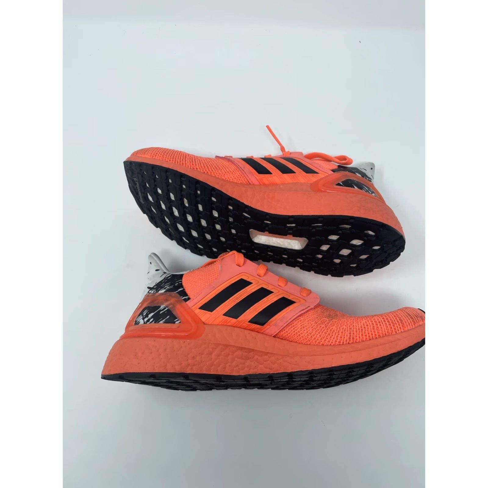 Adidas adidas UltraBOOST 20 Solar Red Orange Black White EG4857 Men’s Size 4.5 (US) Sneaker Running Boost Knit Solid Shoes Size US 5 / EU 37 - 2 Thumbnail