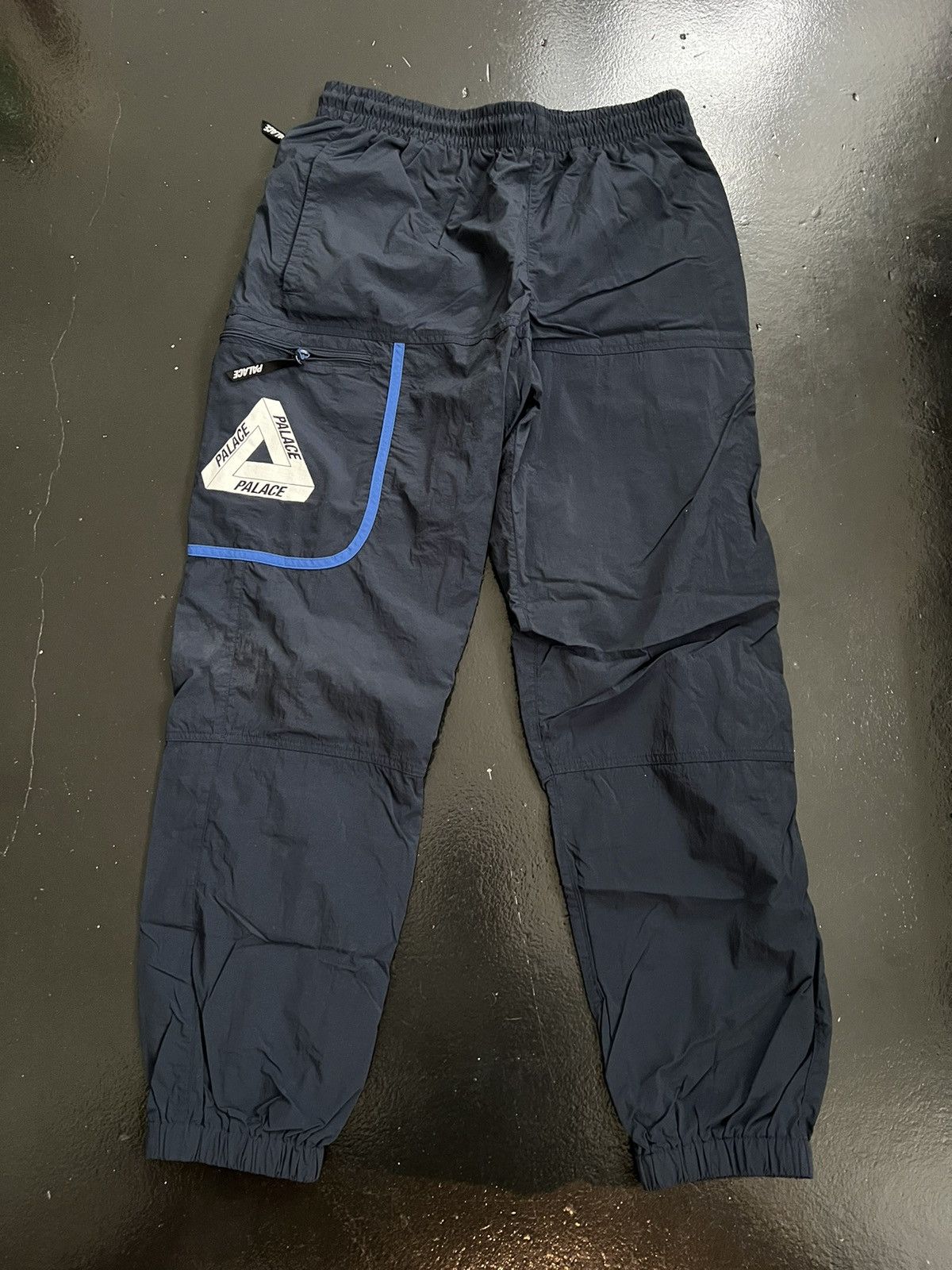 レアpalace pro shell pants ネイビーM supreme