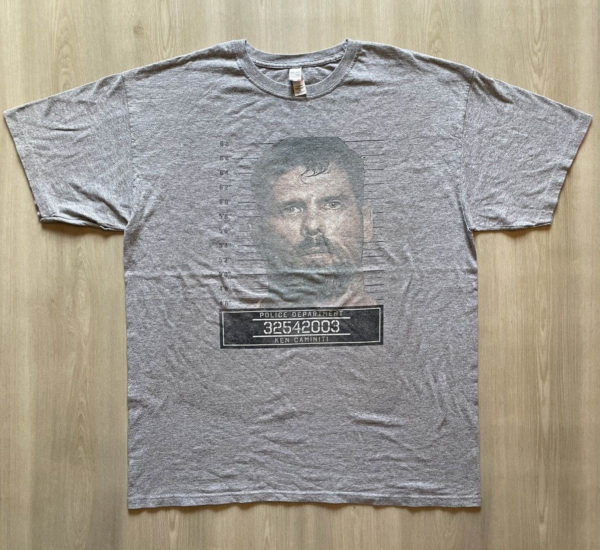 Hypebeast × Vintage Vintage Y2K Houston Astros Ken Caminiti Mugshot Tee Mens XL Size US XL / EU 56 / 4 - 2 Thumbnail