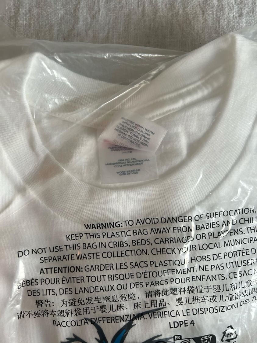 Supreme Supreme Camacho tee white blue Size US S / EU 44-46 / 1 - 3 Thumbnail