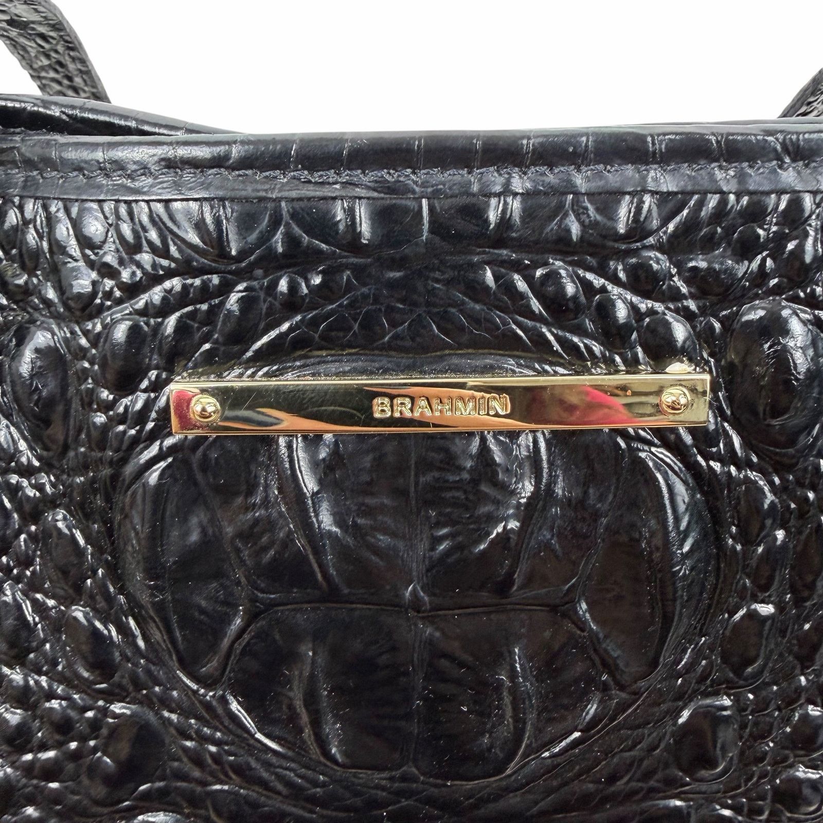 BRAHMIN Brahmin Medium Asher Melbourne Tote Bag Shoulder Bag Black Size ONE SIZE - 7 Thumbnail